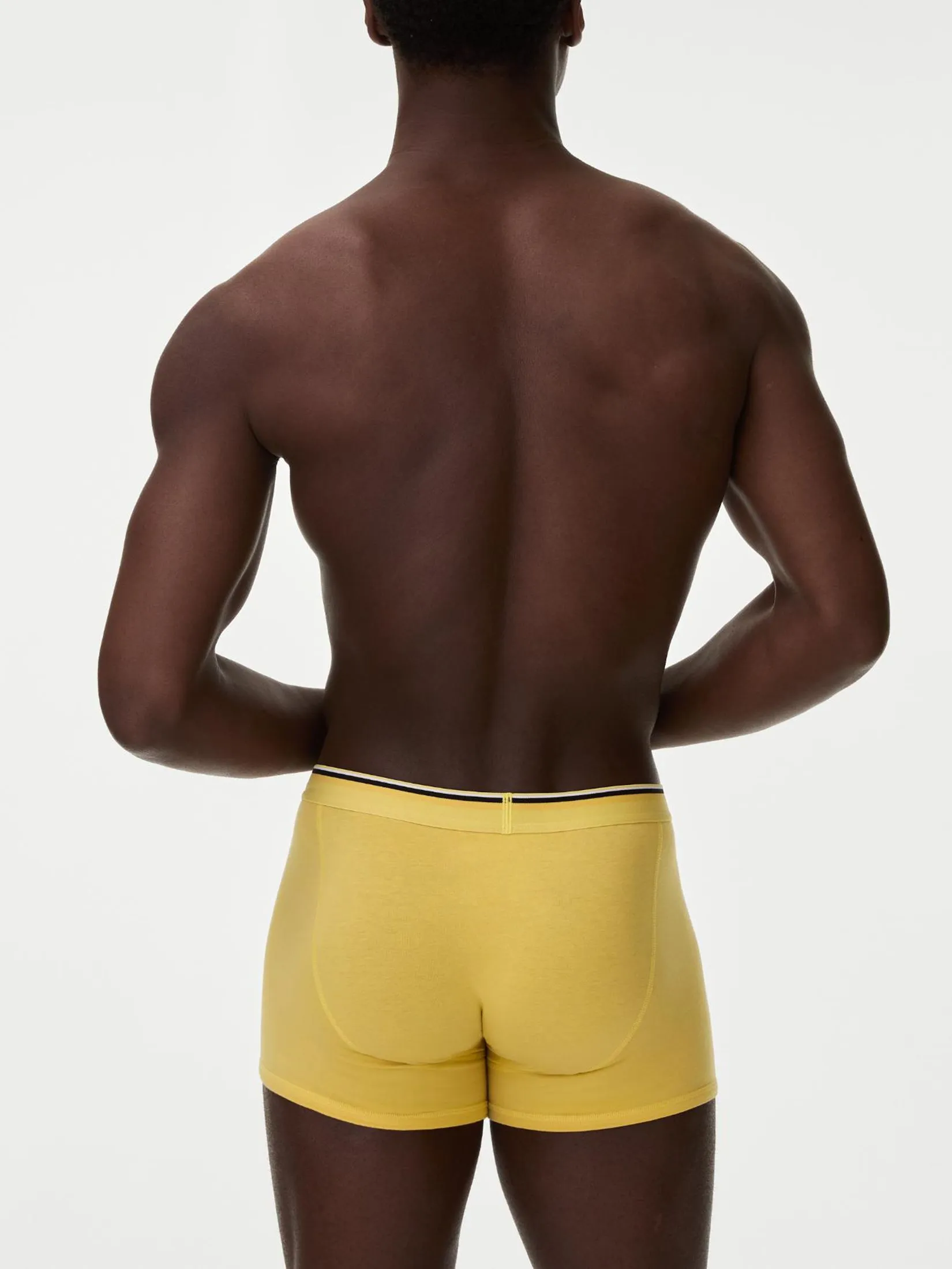 MARKS & SPENCER Men Trunks Set 5 Packs Cotton Stretch Cool & Fresh Multi-Color