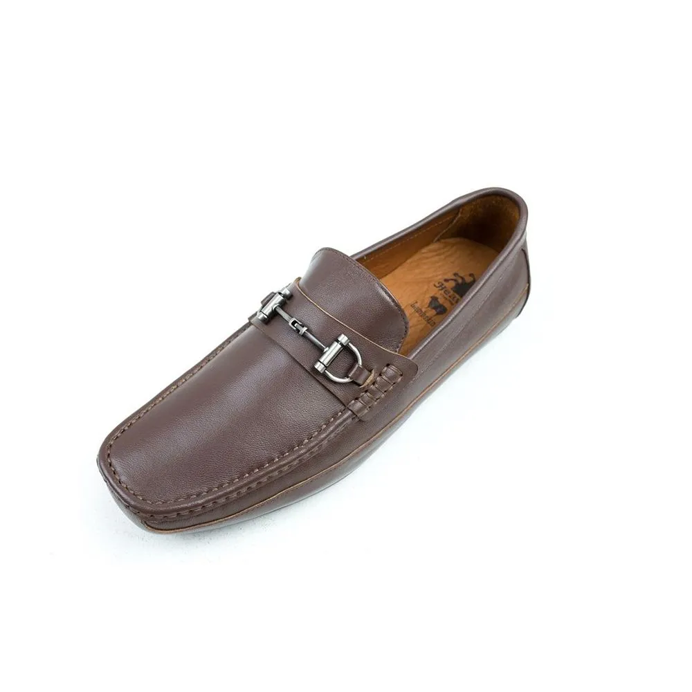 HEAVY Brown Leather Loafer VC8259