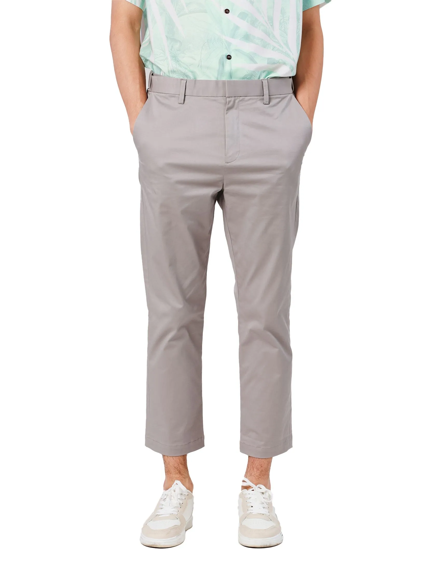 JOHN HENRY Men's Trousers (Slim Fit) Rejuvenate Vacation Grey