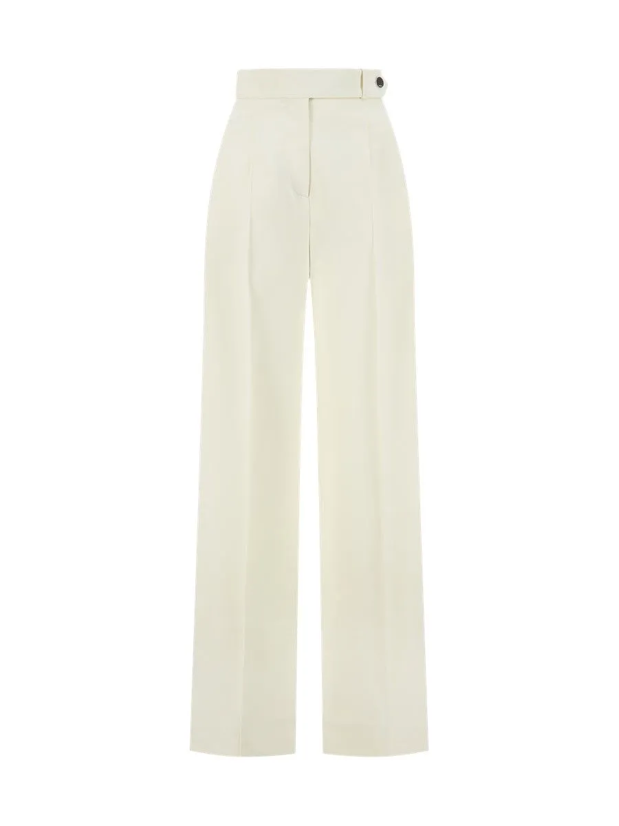 ASAVA (AW23) Harper Women Straight Pants Ivory