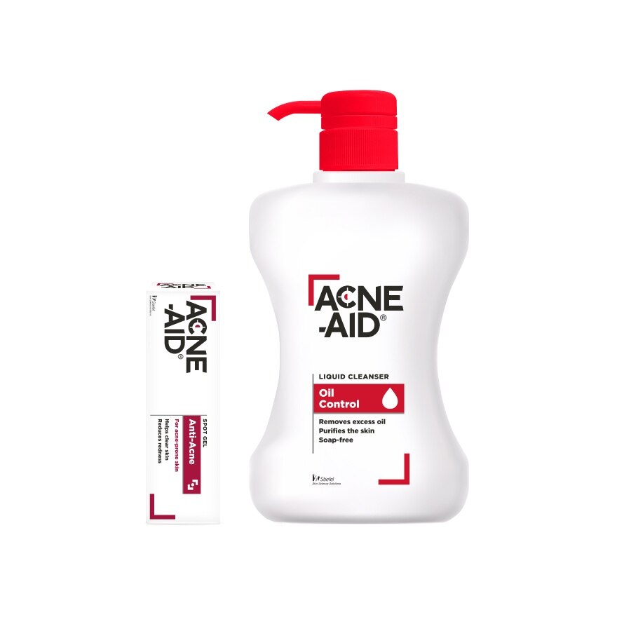 Acne-Aid Cleanser 500ml +Acne-Aid Spot gel 10g