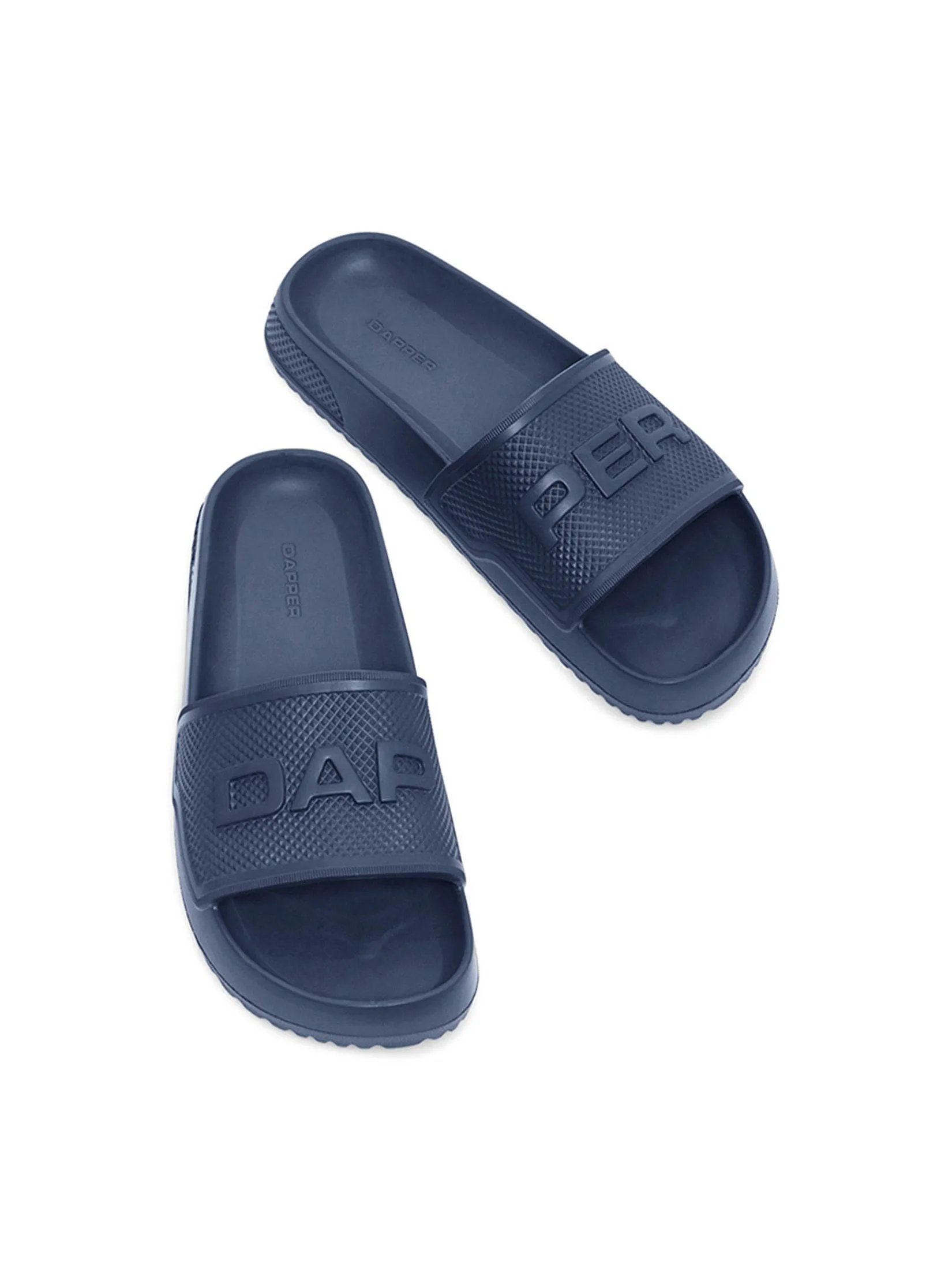 DAPPER DAPPER Iconic Comfort Pool Slide Sandals Navy