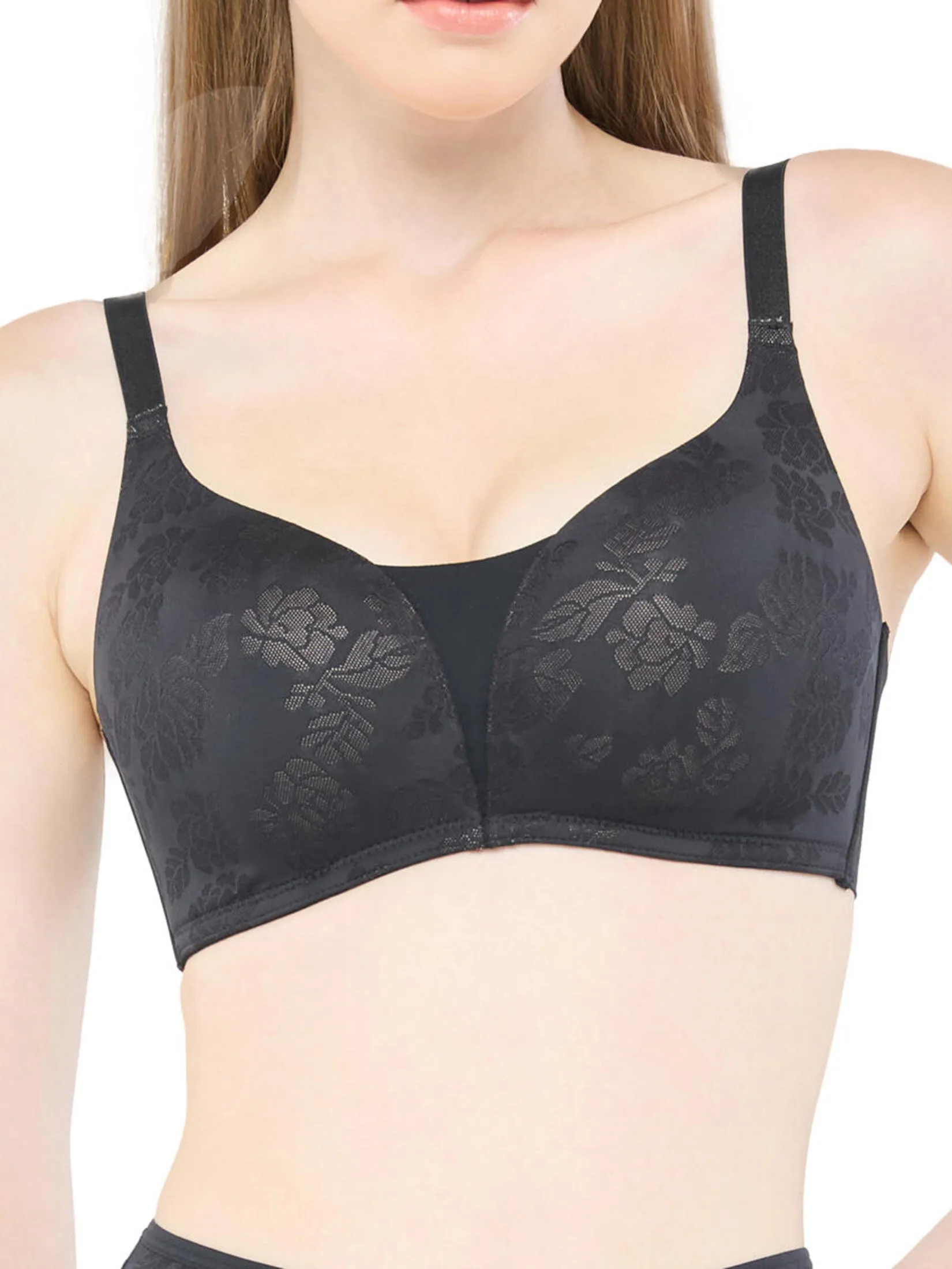 WACOAL Women Curve Diva Wireless Bra Black Size - B70