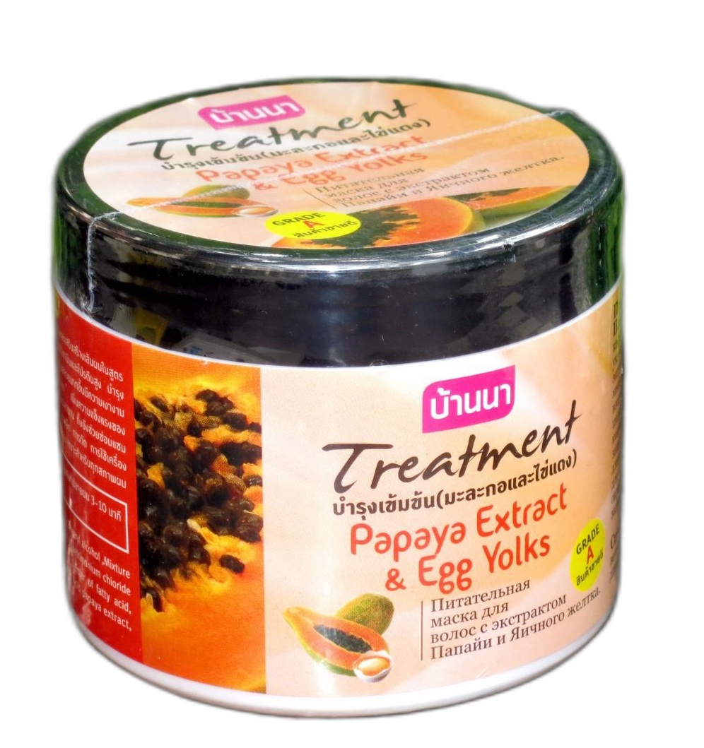 Маска для волос с папайей и яйцом Banna 300 мл