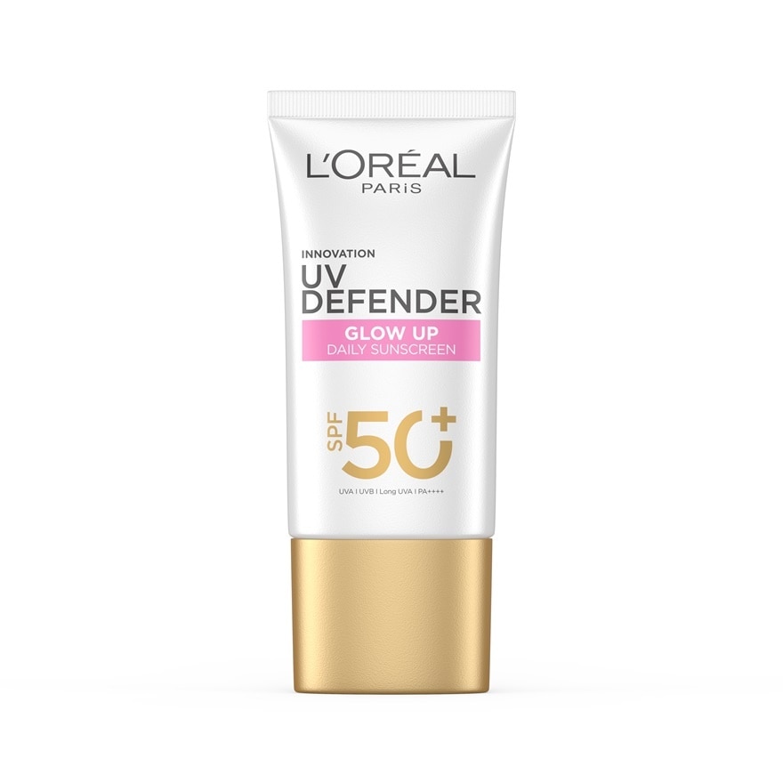 L'Oreal Paris UV Defender Glow Up Daily Sunscreen SPF50+ PA++++ 50 Ml.