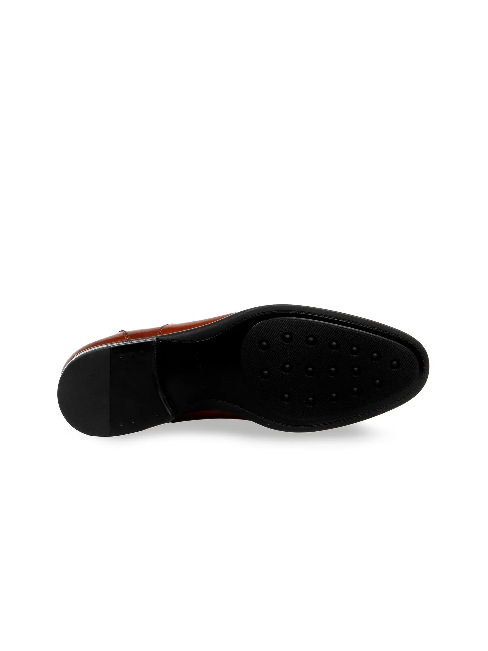 KENNETH COLE MEN DRESS SHOES REBOUNDPOD LACE UP PT / COGNAC