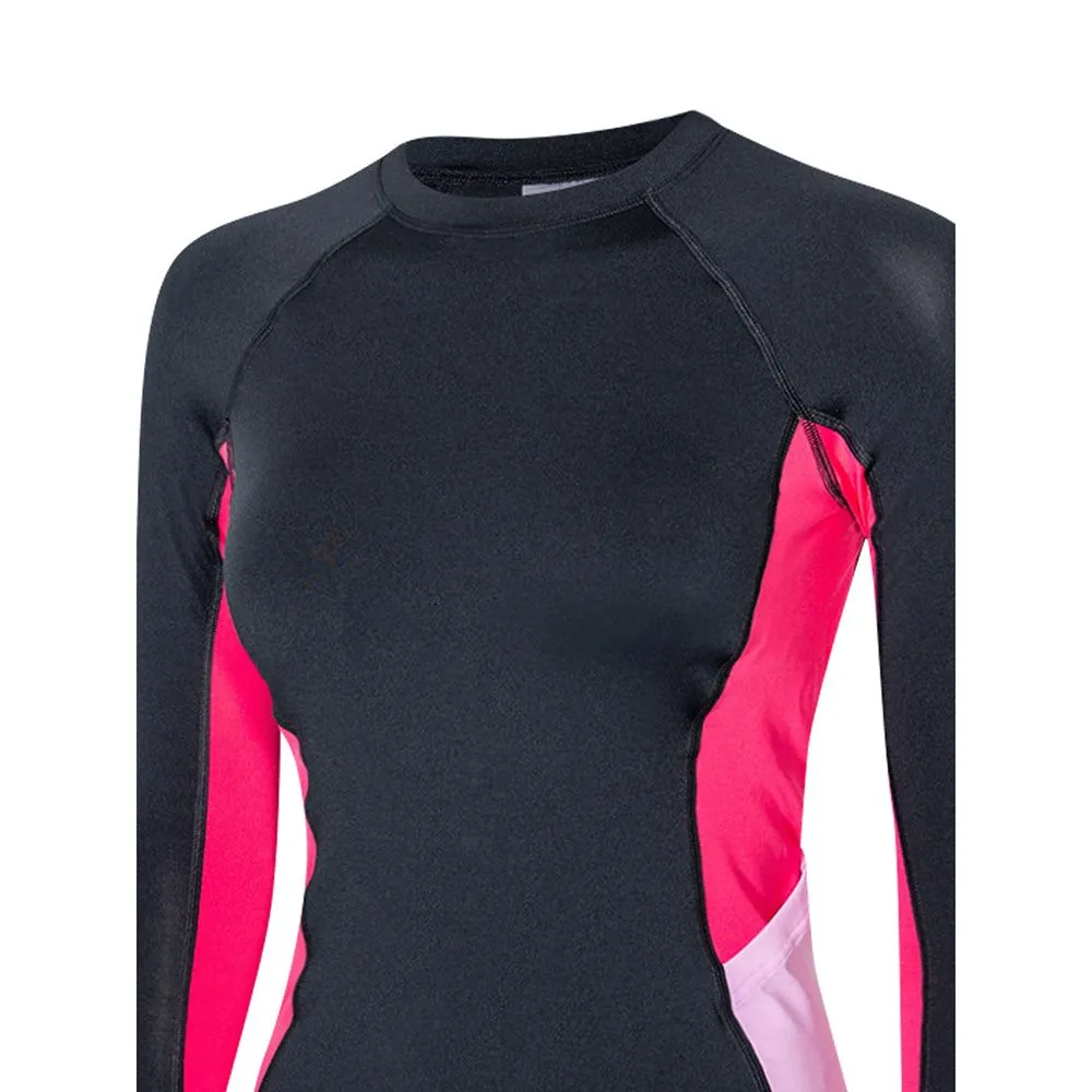 SPEEDO Women Rashguard Long Sleeve Black - SP111SP442EGTH