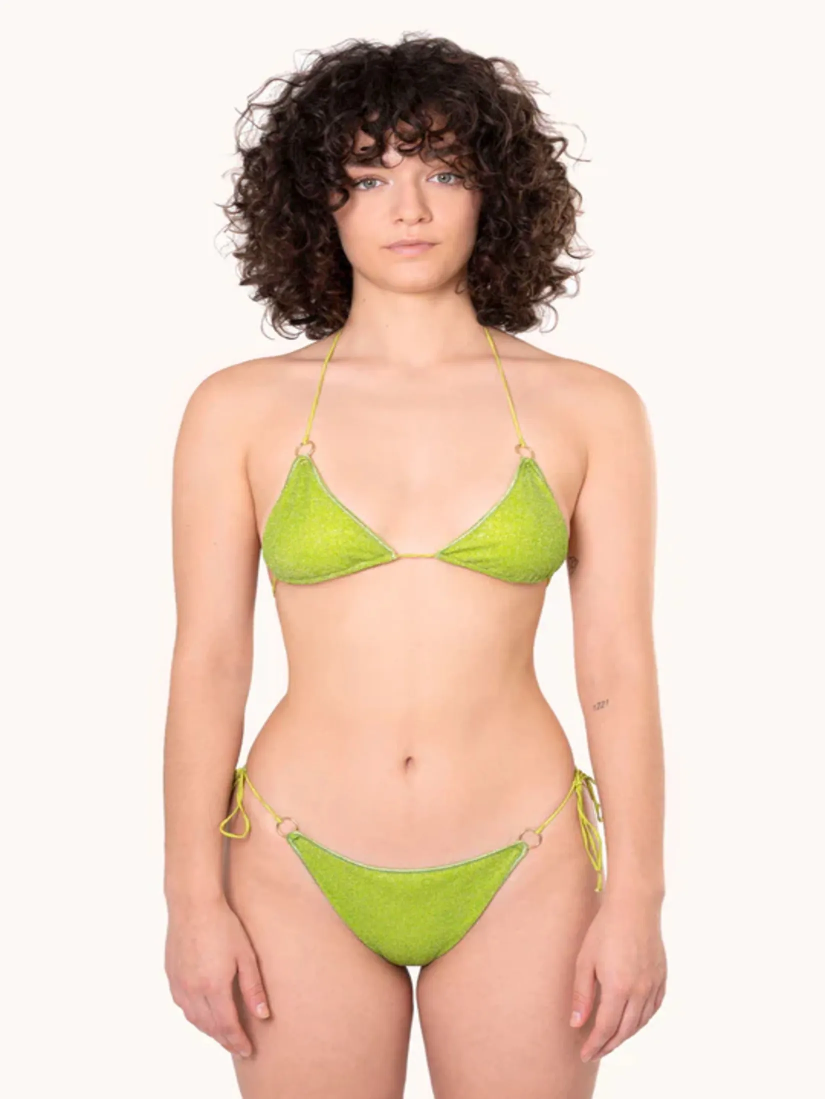 OSEREE LUMIERE RING MICROKINI IN LIME