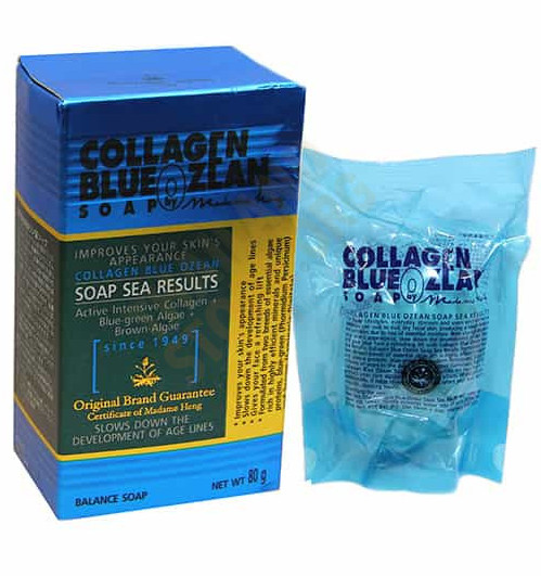 Безсульфатное мыло с морским коллагеном Madame Heng 80 гр