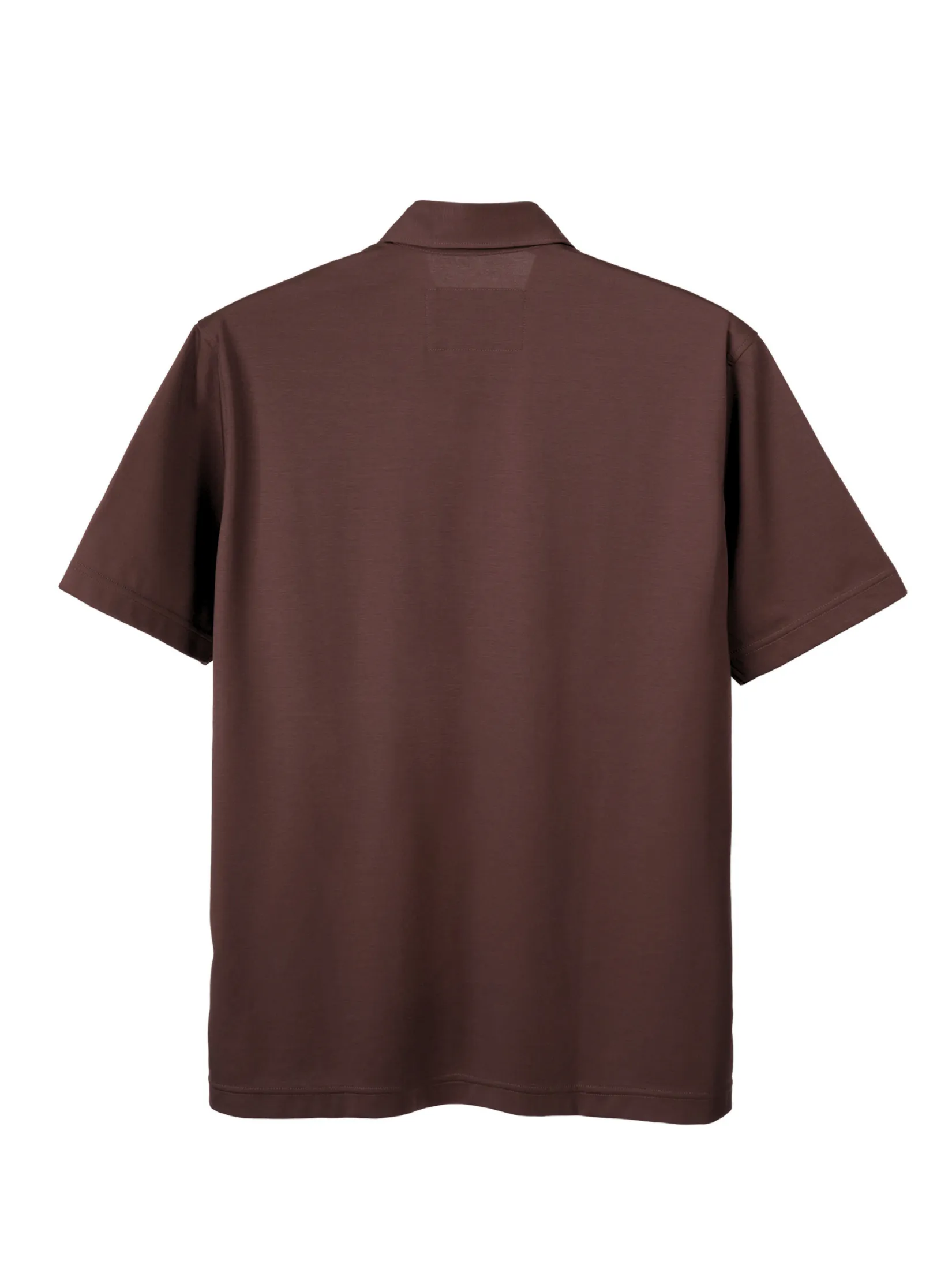 TAKEO KIKUCHI MEN RED ECO SMOOTH AND SILKY BUSINESS POLO SHIRT