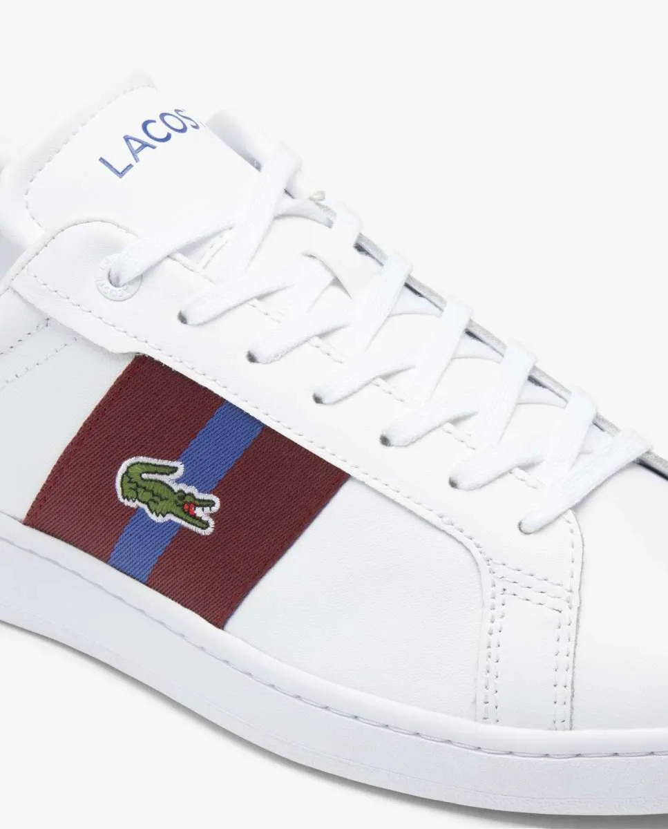 LACOSTE Men’s Carnaby Pro Cgr Bar Leather Trainers White