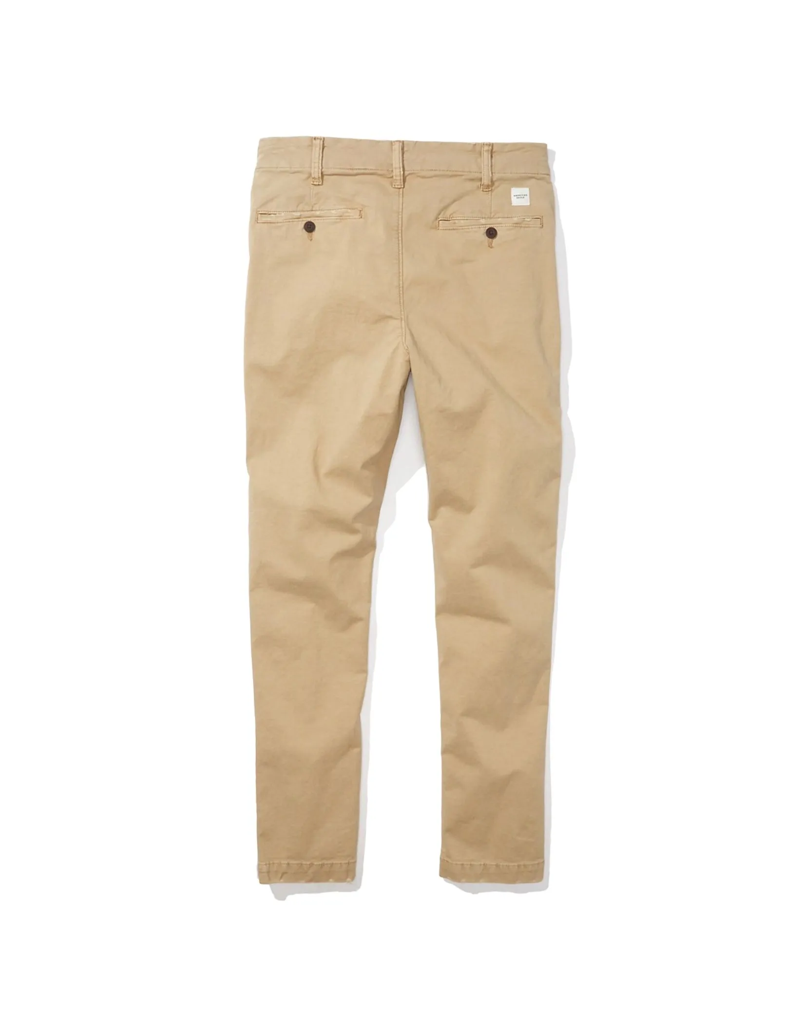 AMERICAN EAGLE MEN 4578 ULTIMATE WORN IN CHINO 281 LIGHT KHAKI