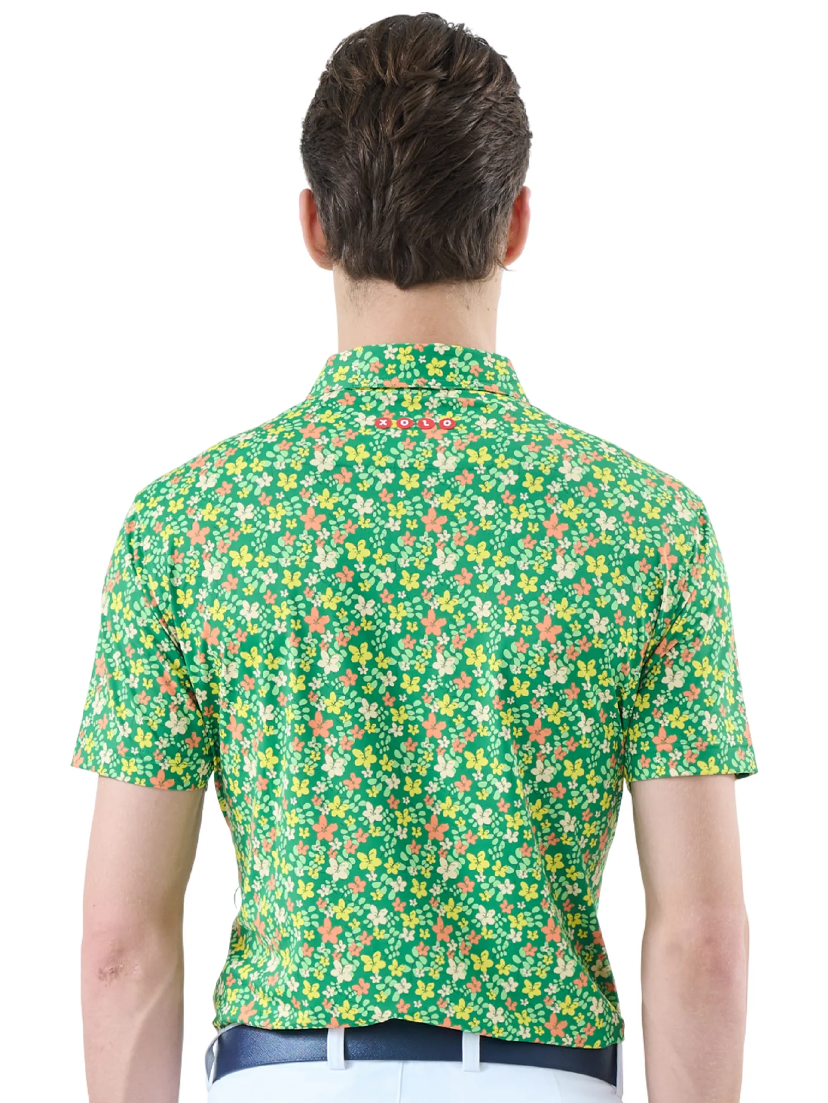 XOLO Green MEN LIBERTY PRINTERD POLO (040118)