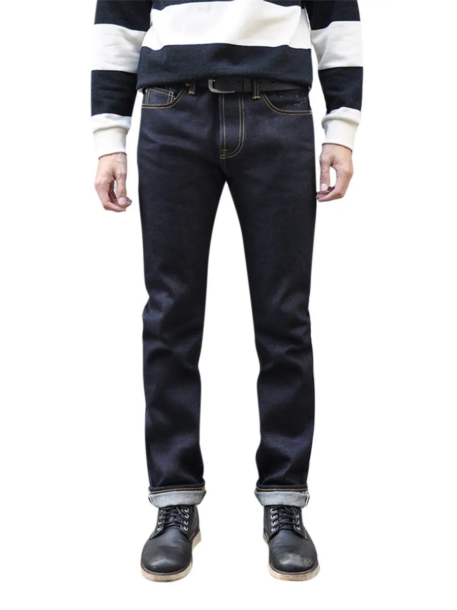 SIMPLE&RAW Mile Stone Vintage Fit Jeans SS20-4-26 Dark Blue
