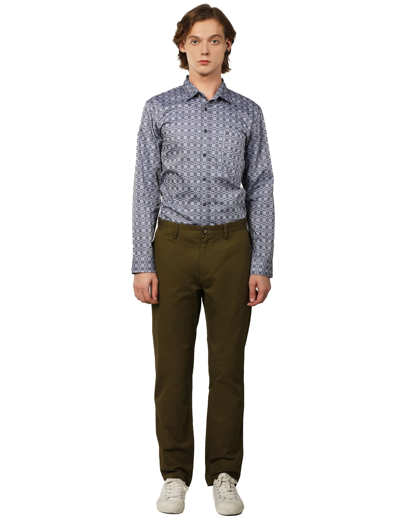 JOHN HENRY Men's Pants (Regular Fit) MERRIMENT Olive
