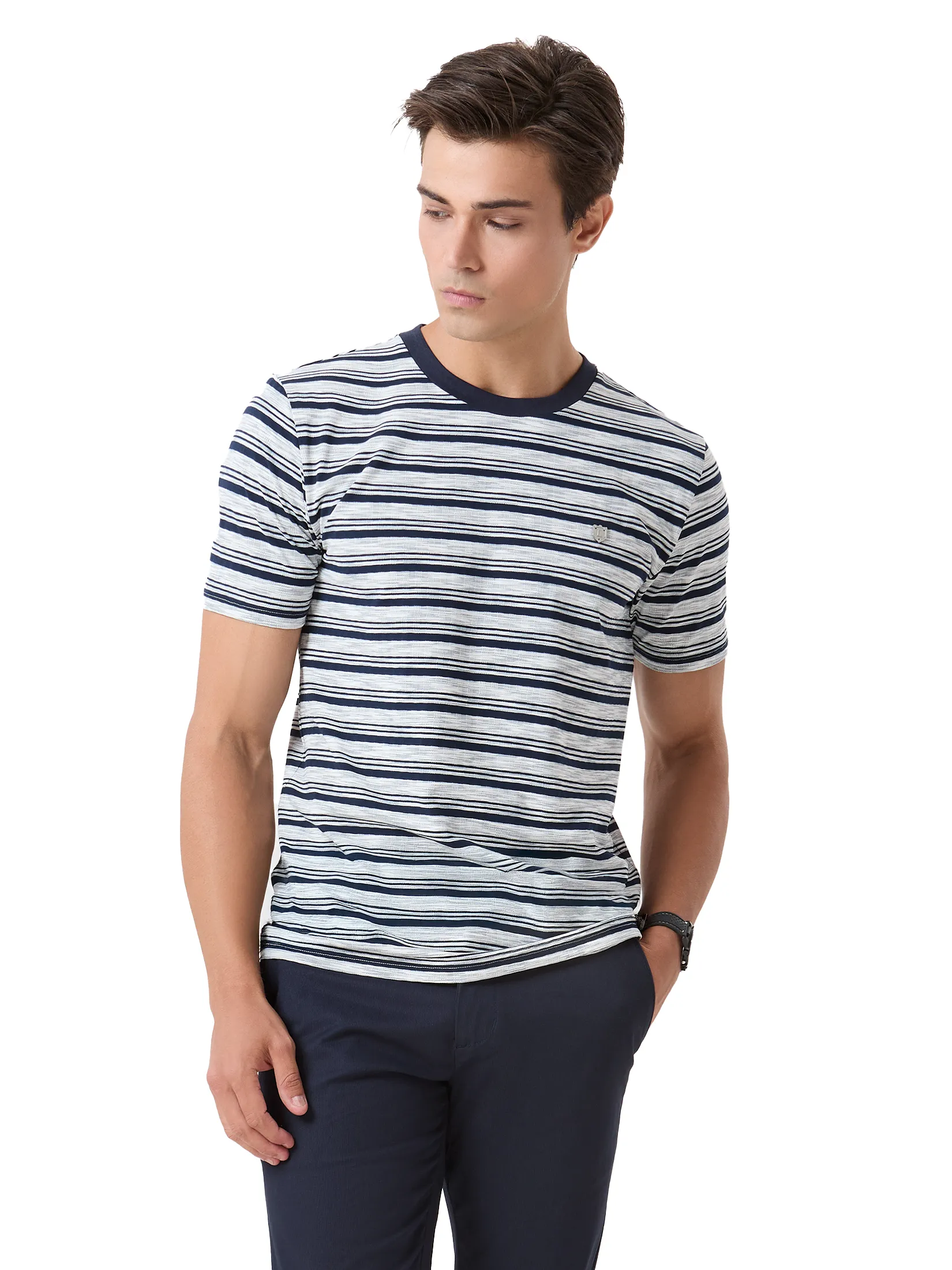 LTD T-shirt Man Blue-gray