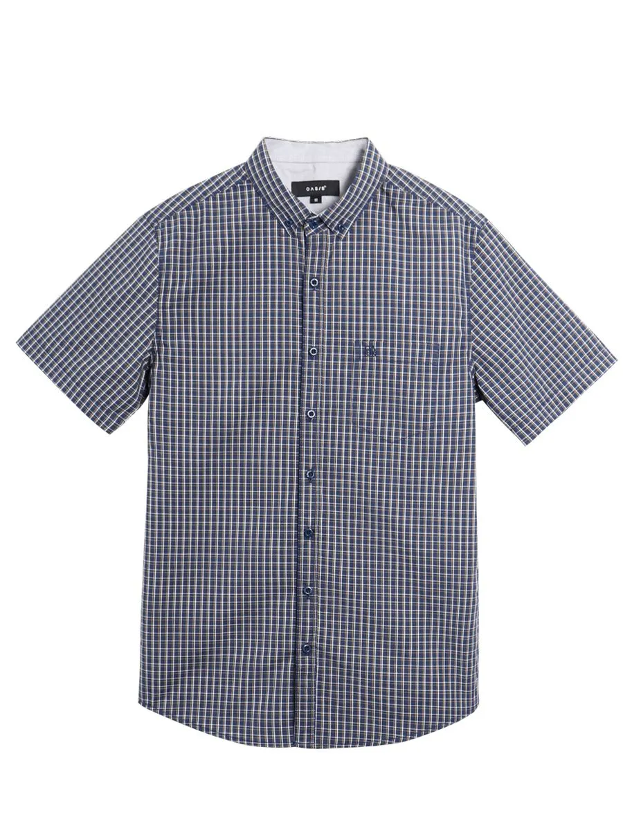 OASIS Men's Short sleeve polo shirt Navy blue