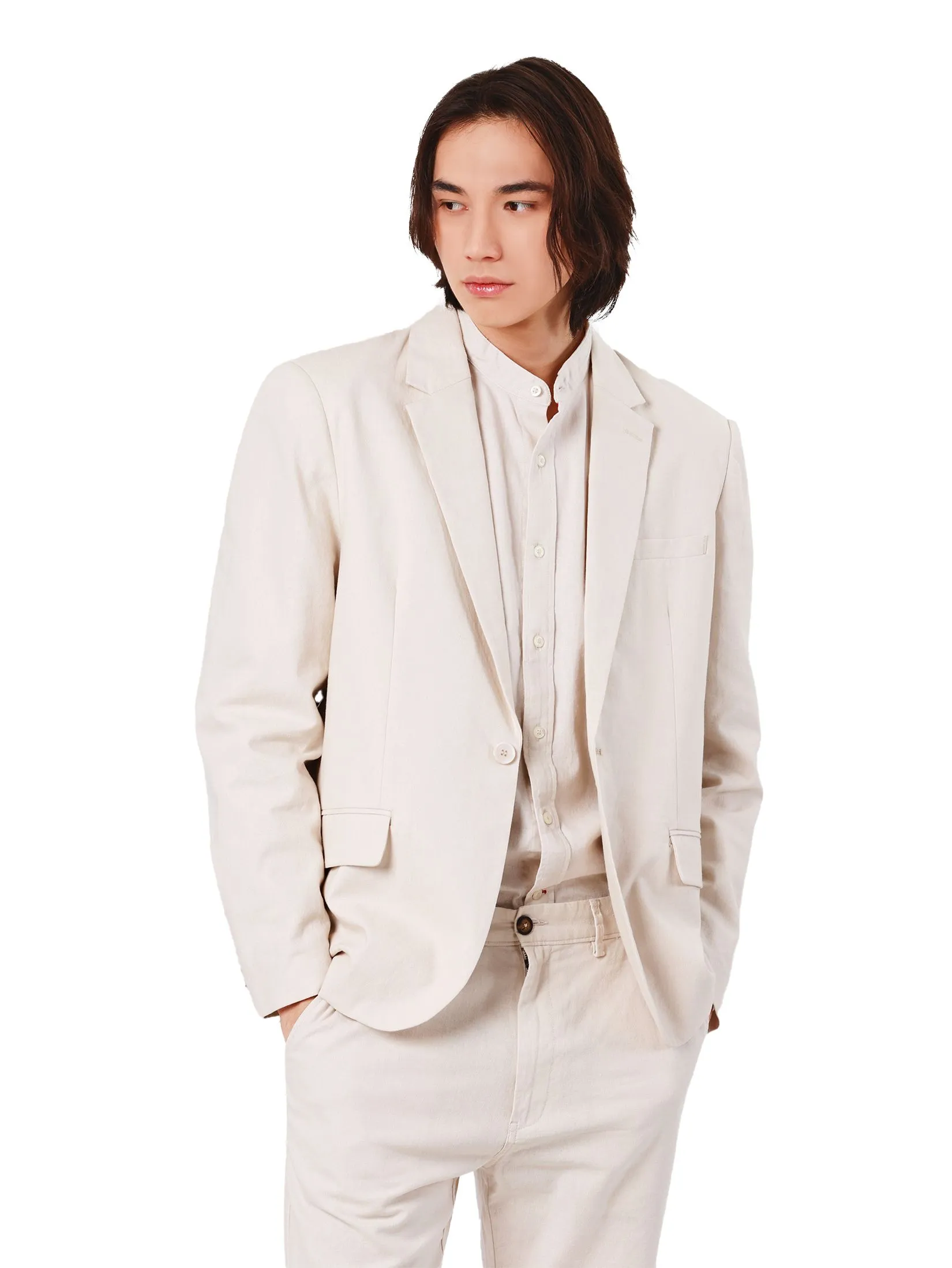 JOHN HENRY Men's Blazer (Regular Fit) Rejuvenate Vacation Beige