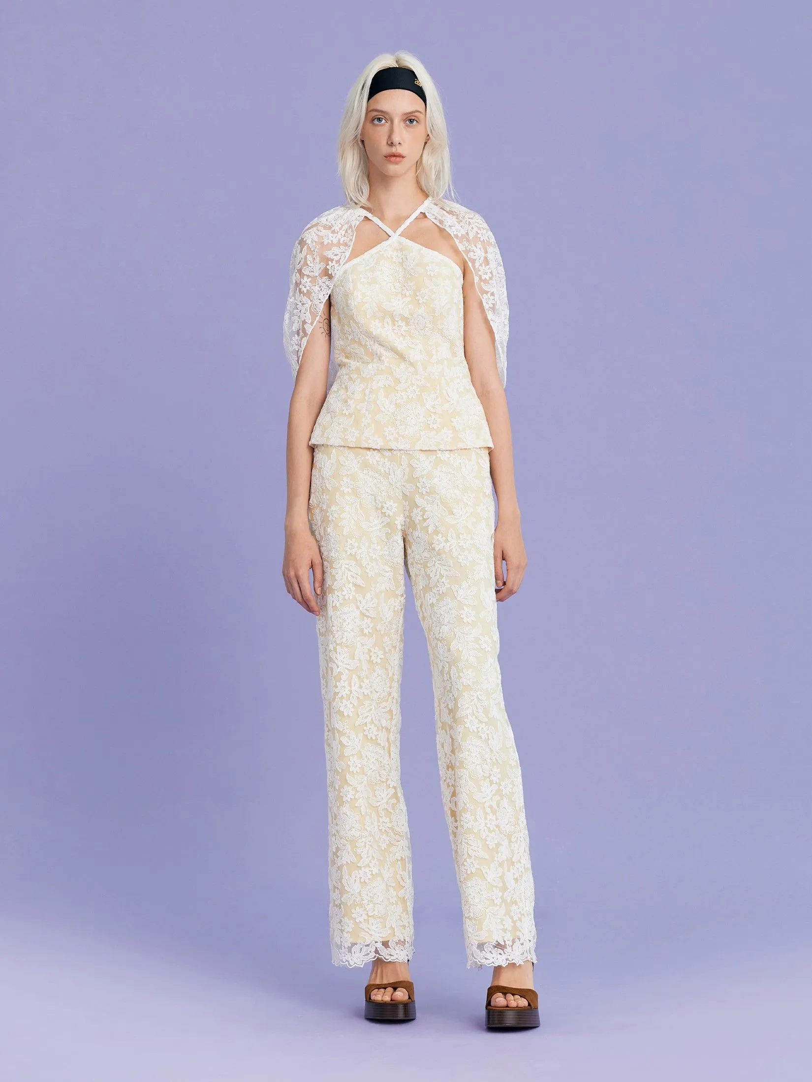 ASV (RS25)Aster Women Straight Pants Yellow