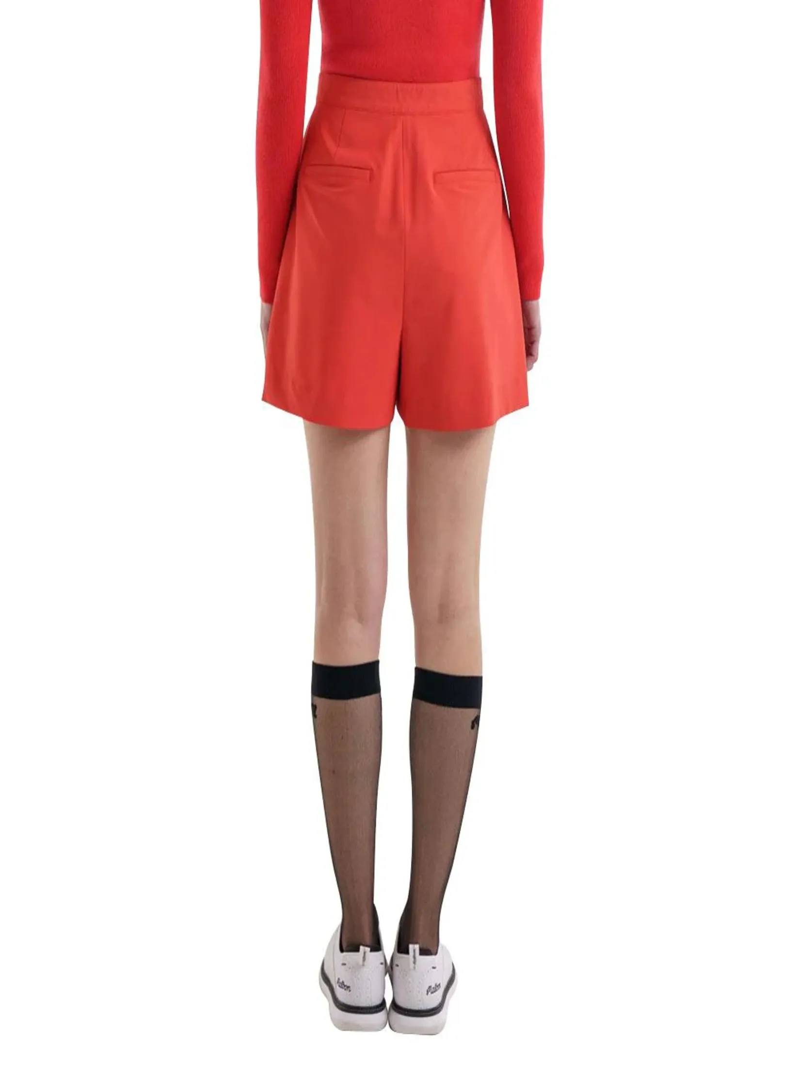 MALBON GOLF MARINA SHORTS IN RED