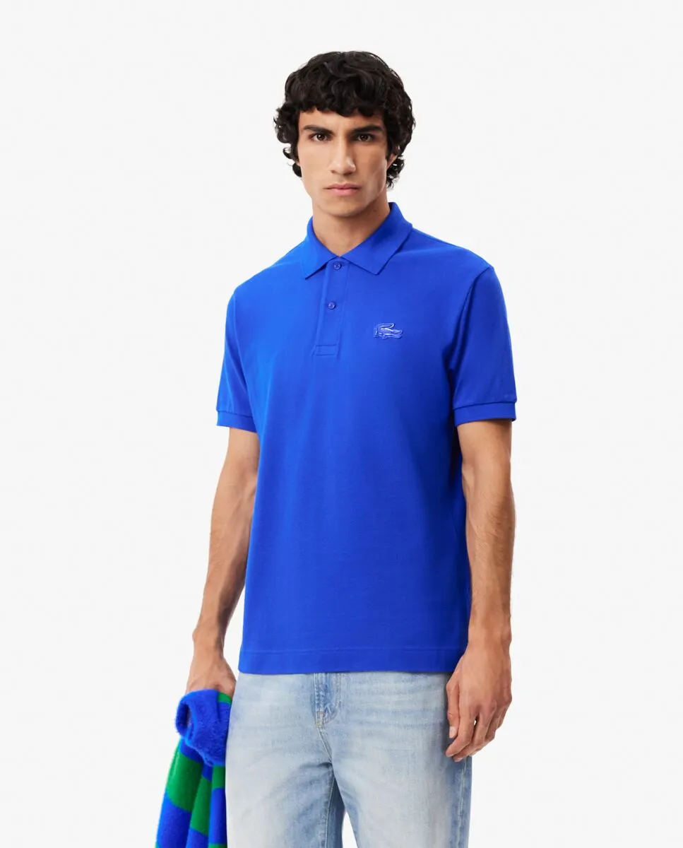 LACOSTE Classic Fit L.12.12 Badge Polo Shirt Blue Size - 2 US