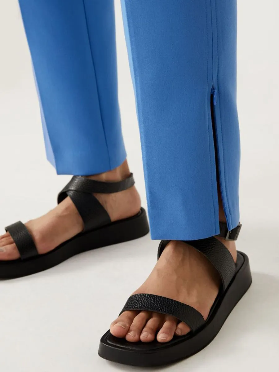 MARKS & SPENCER Women Trousers Straight Leg Zip Detail