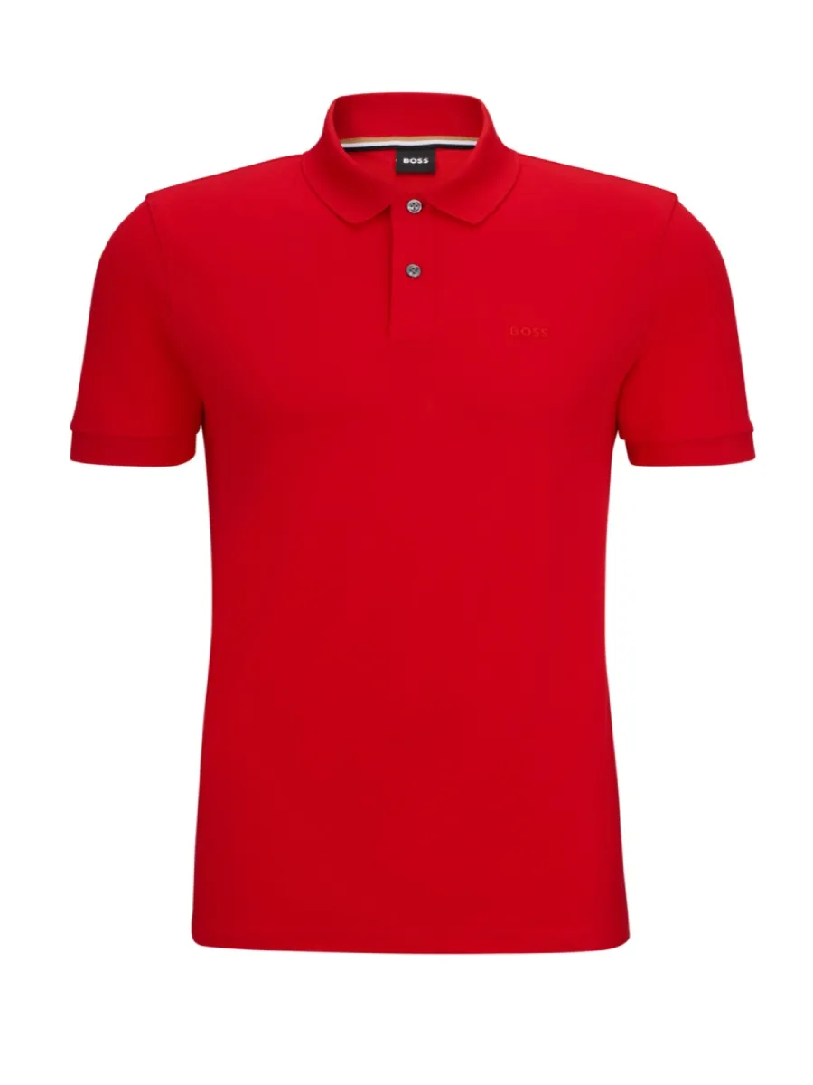 BOSS Men s Polos Regular Fit Medium Red
