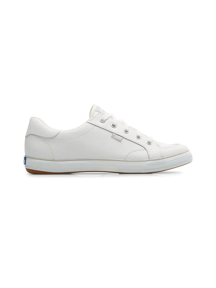 KEDS Women Center III Leather White
