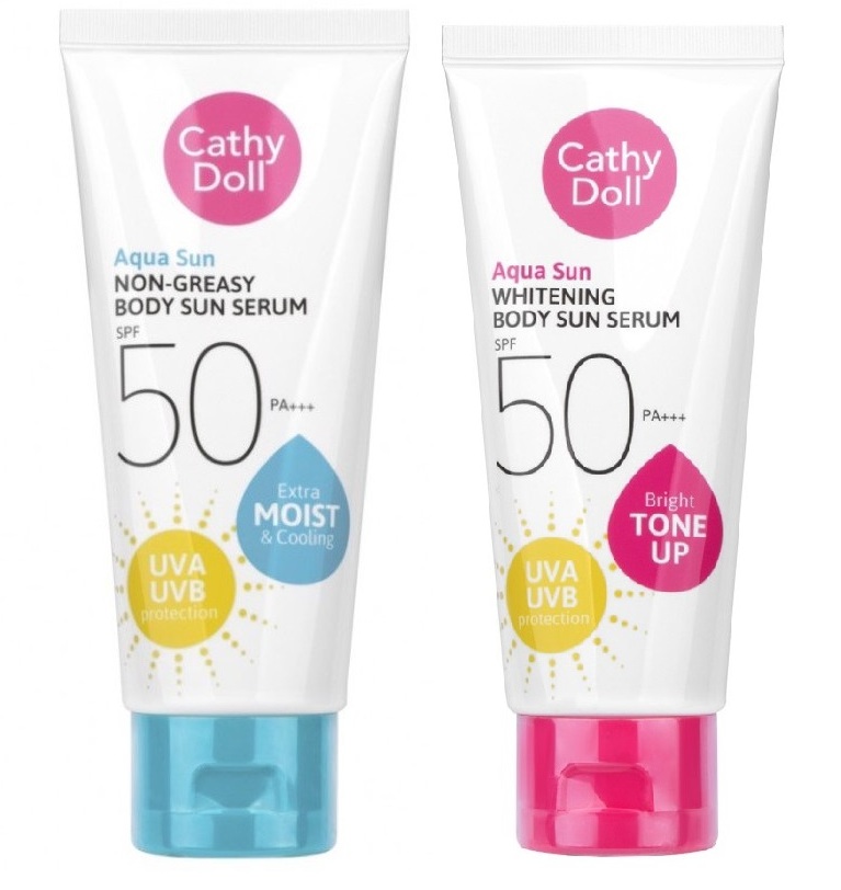 Солнцезащитная сыворотка SPF 50 Cathy Doll 2 вида 50 или 140 мл