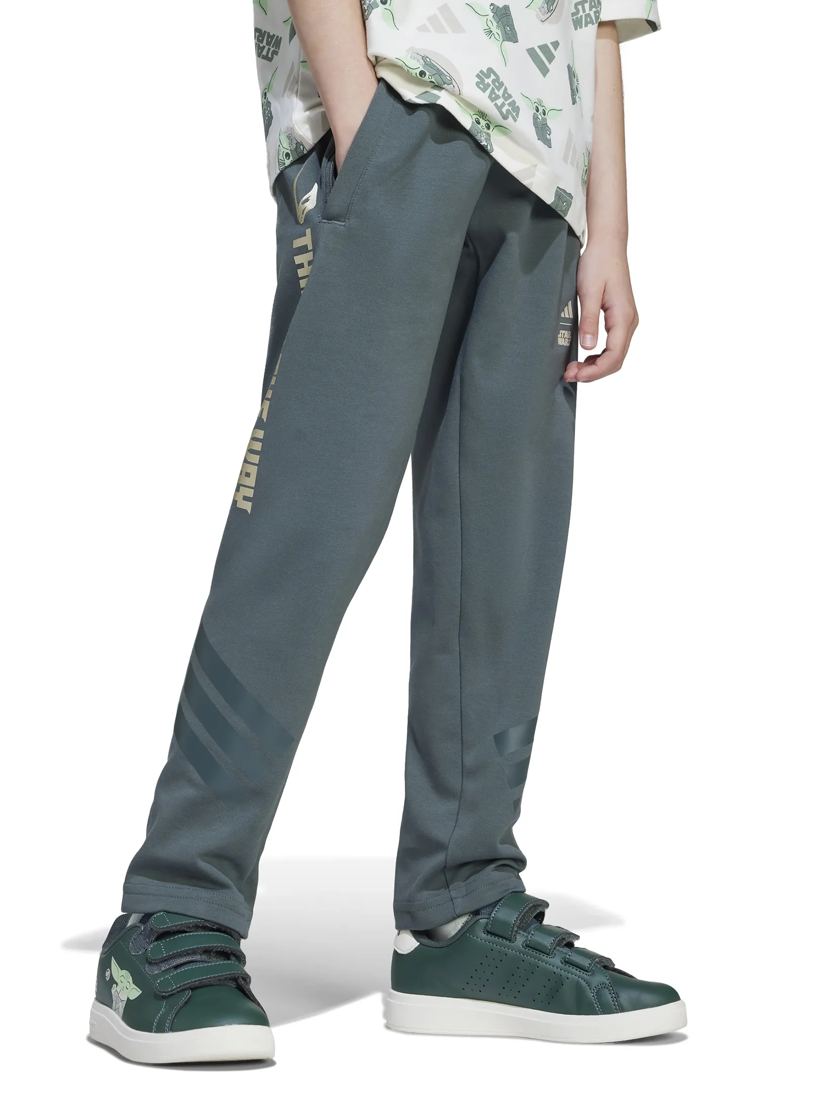 ADIDAS KIDS Unisex Toddler Joggers Adidas x Star Wars The Mandalorian Grey