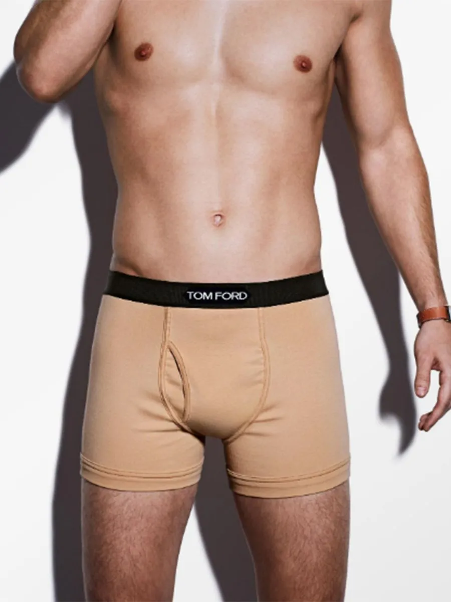 TOM FORD UNDERWEAR Men Boxer Cotton Nude