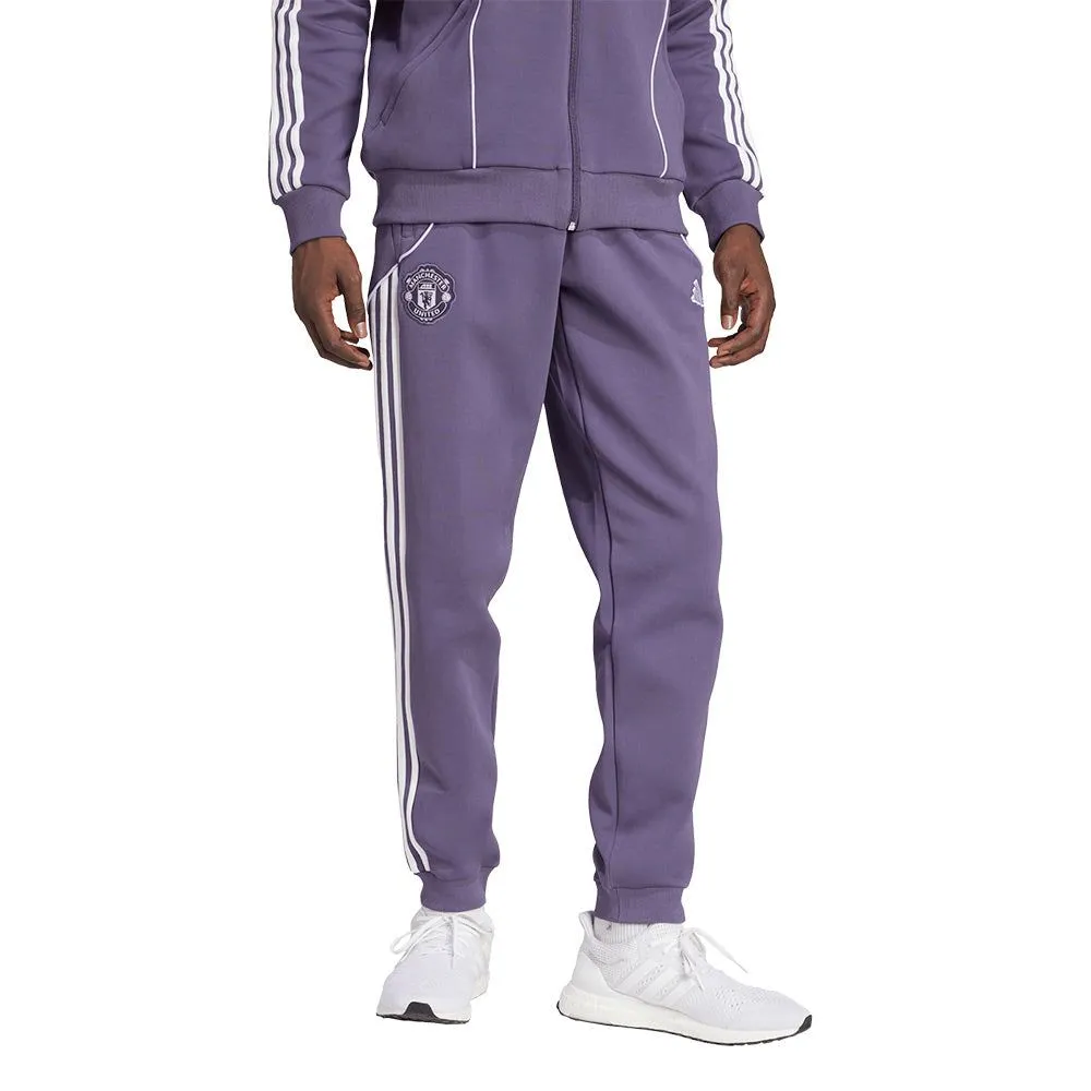 ADIDAS Manchester United UBP Doubleknit Tracksuit Men Football Pants Purple - AD001SH792EMTH Size - L