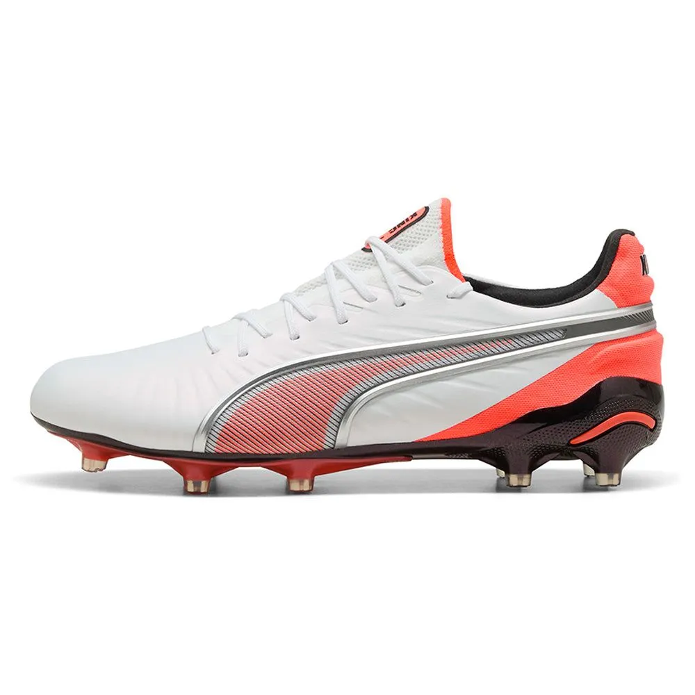PUMA King Ultimate FG/AG Unisex Football Shoes White - PU097SH482ENTH