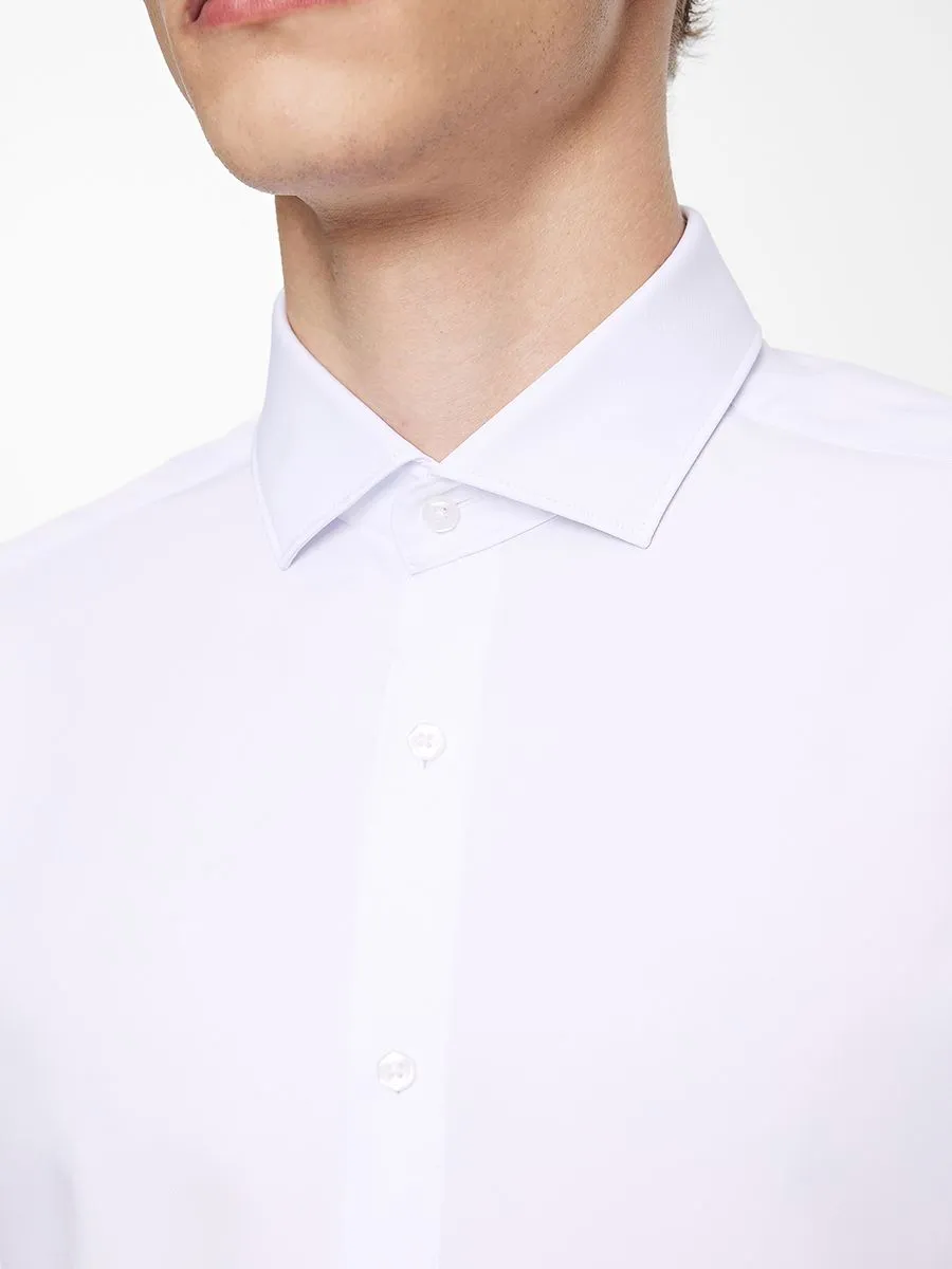 G2000 Men Clothing Long Sleeves Formal Shirt  Smart Fit  White