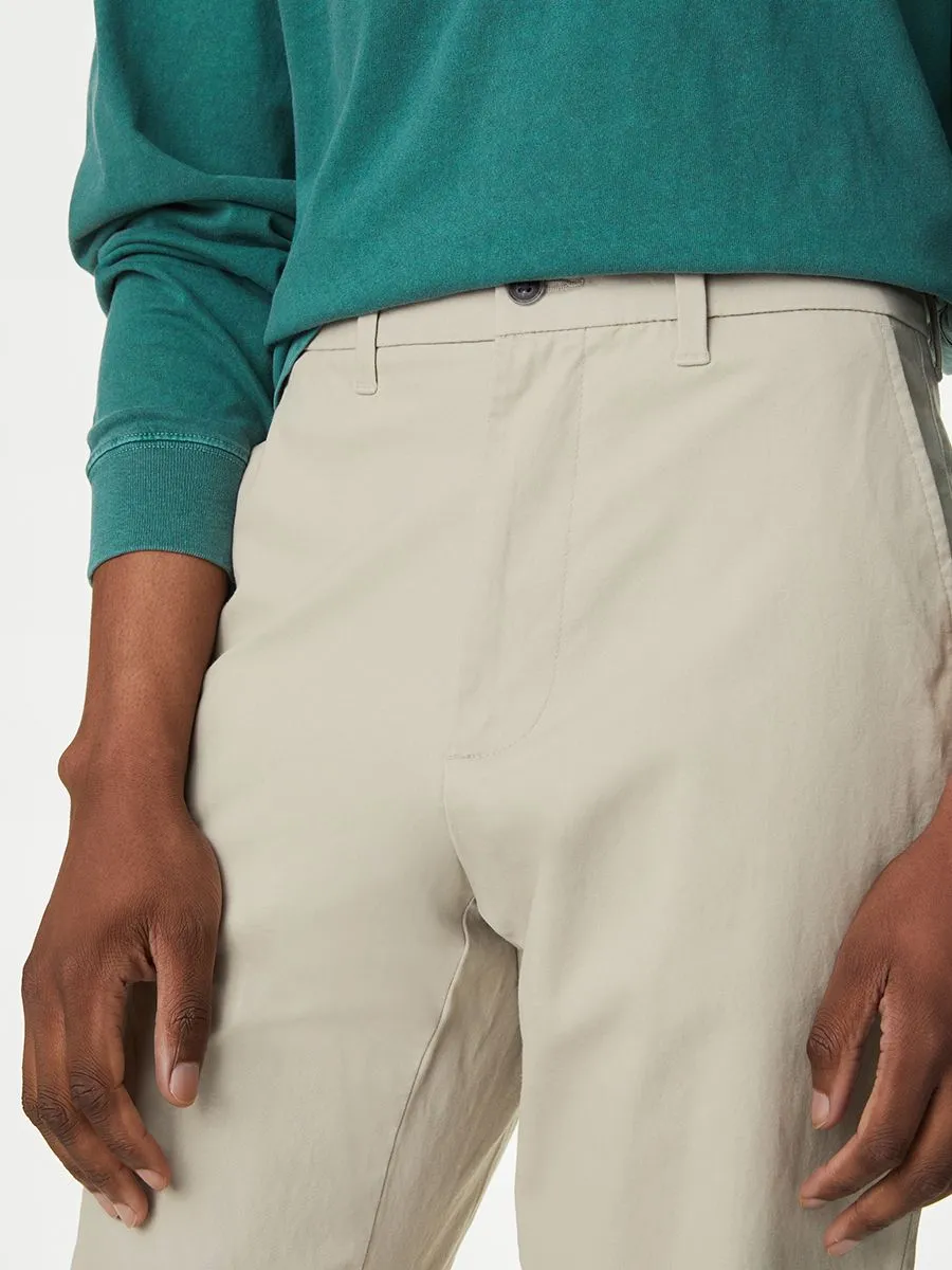 MARKS & SPENCER Men Chino Pants Regular Fit Stretch Beige