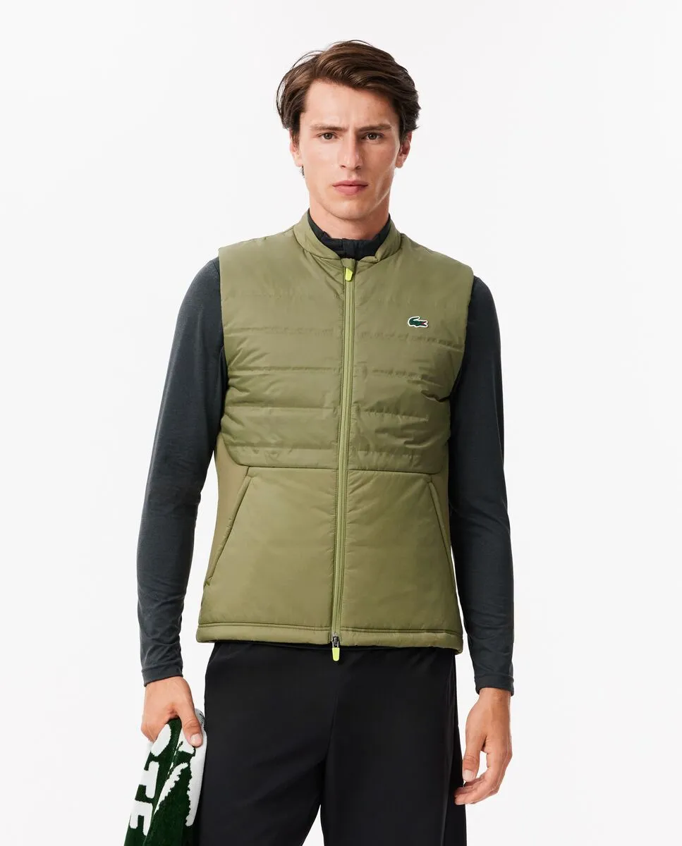 LACOSTE Sport Quilted Vest Green