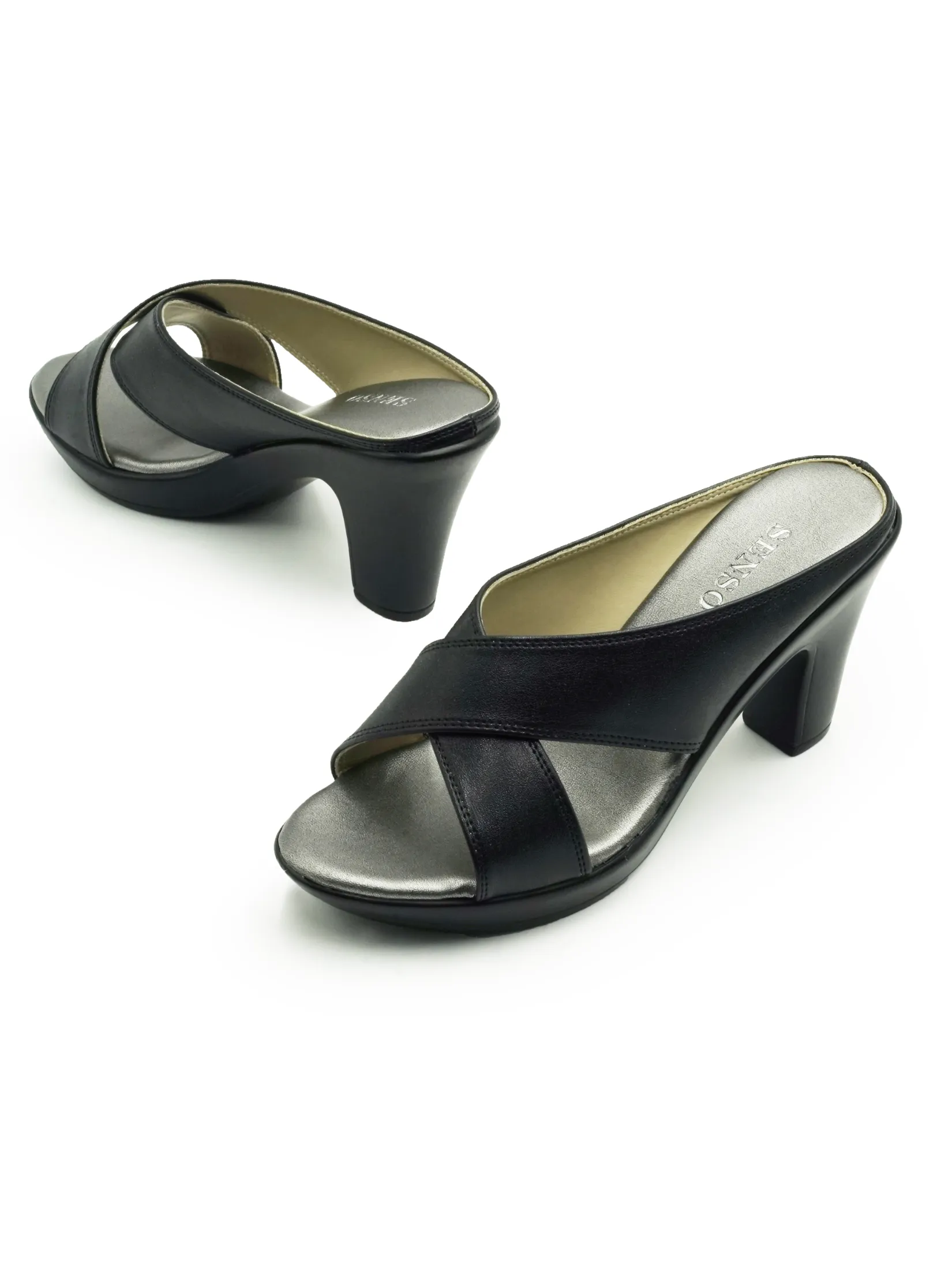 SENSO Women PU HEEL J47350 Black