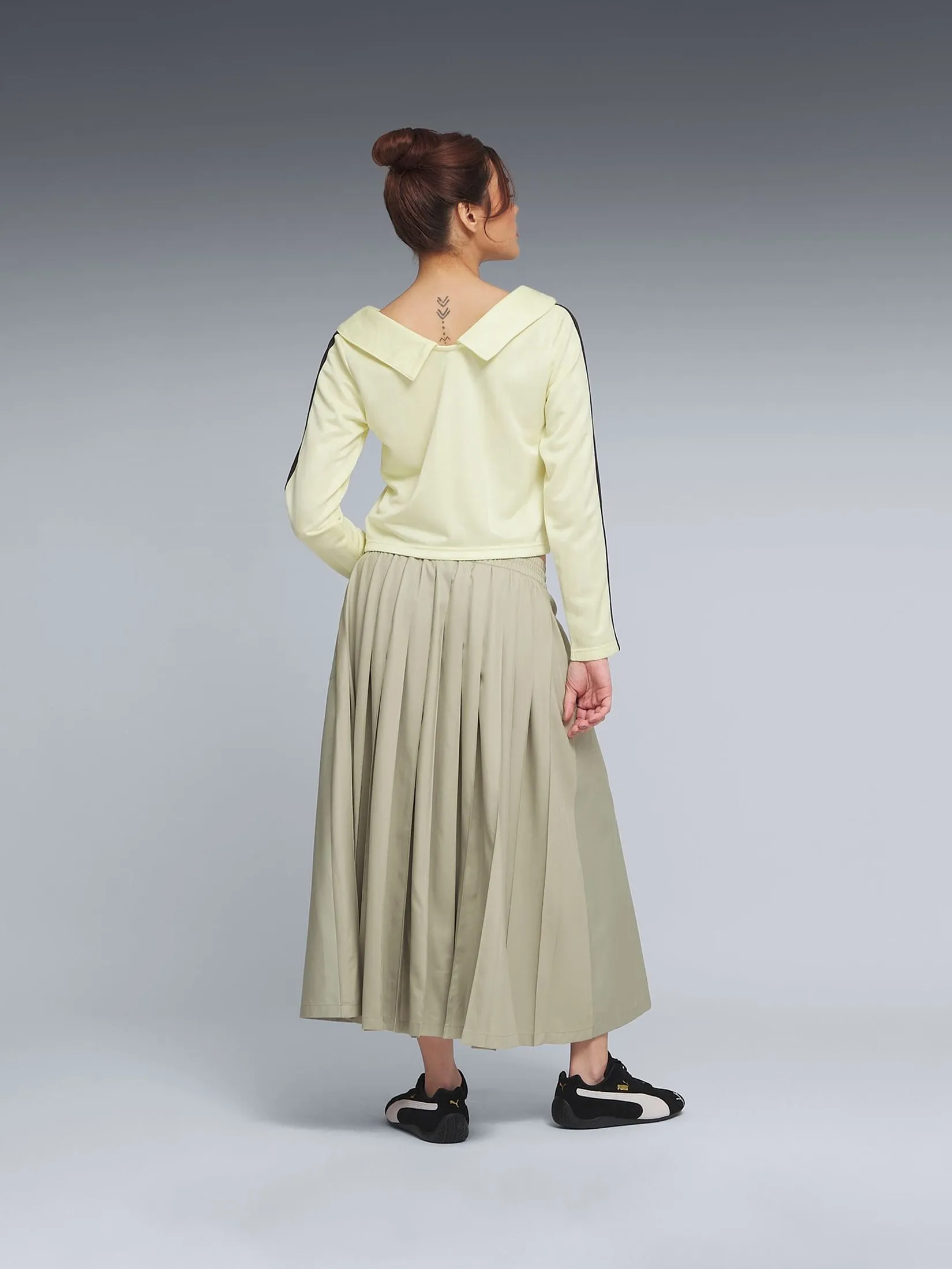 PUMA Women Skirt Cargo Pleated Dare To 633811-82 Lux Army