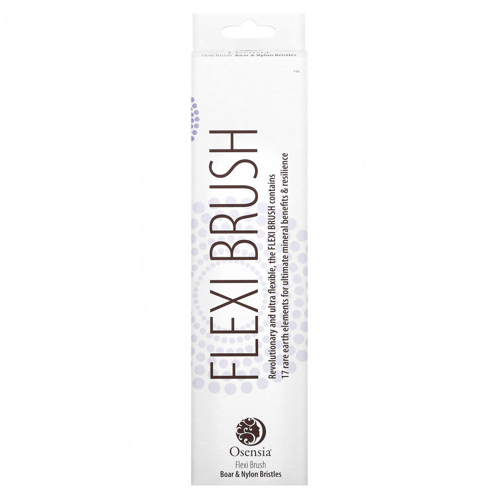 Osensia, Flexi Brush, щетина из кабана и нейлона, 1 шт.