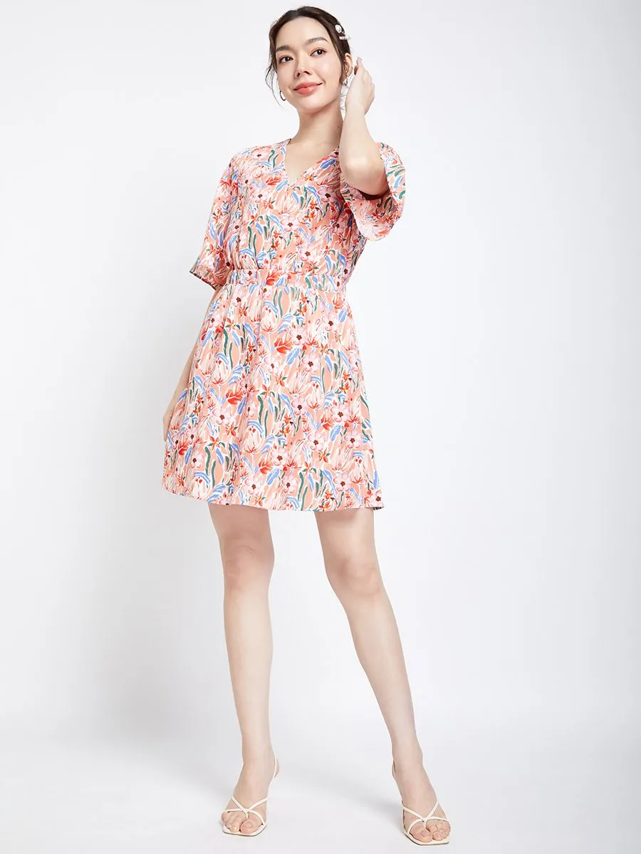 LOLITA Women Dress Short Sleeves Printed