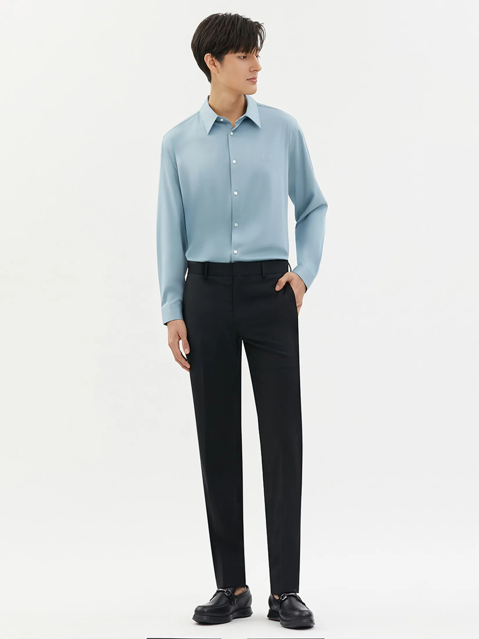 DAPPER DAPPER SMOOTH & STRETCH Regular Fit Shirt Green