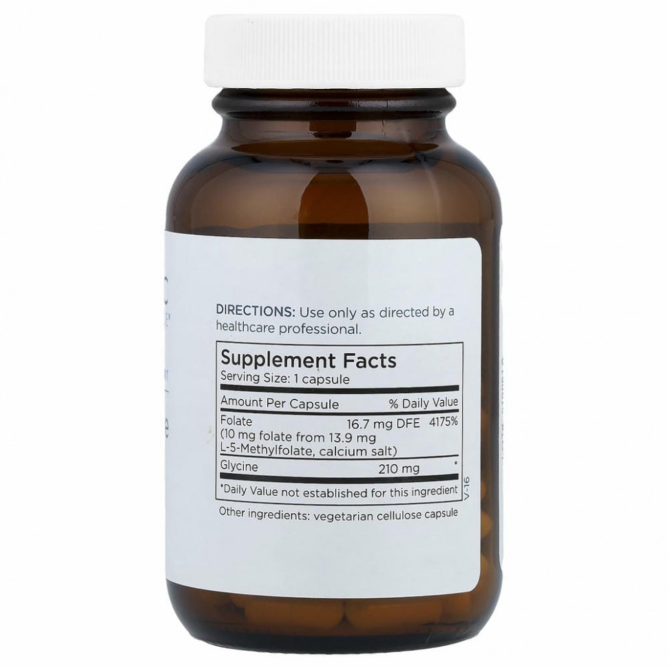 Metabolic Maintenance, L-метилфолат, 10 мг, 90 капсул