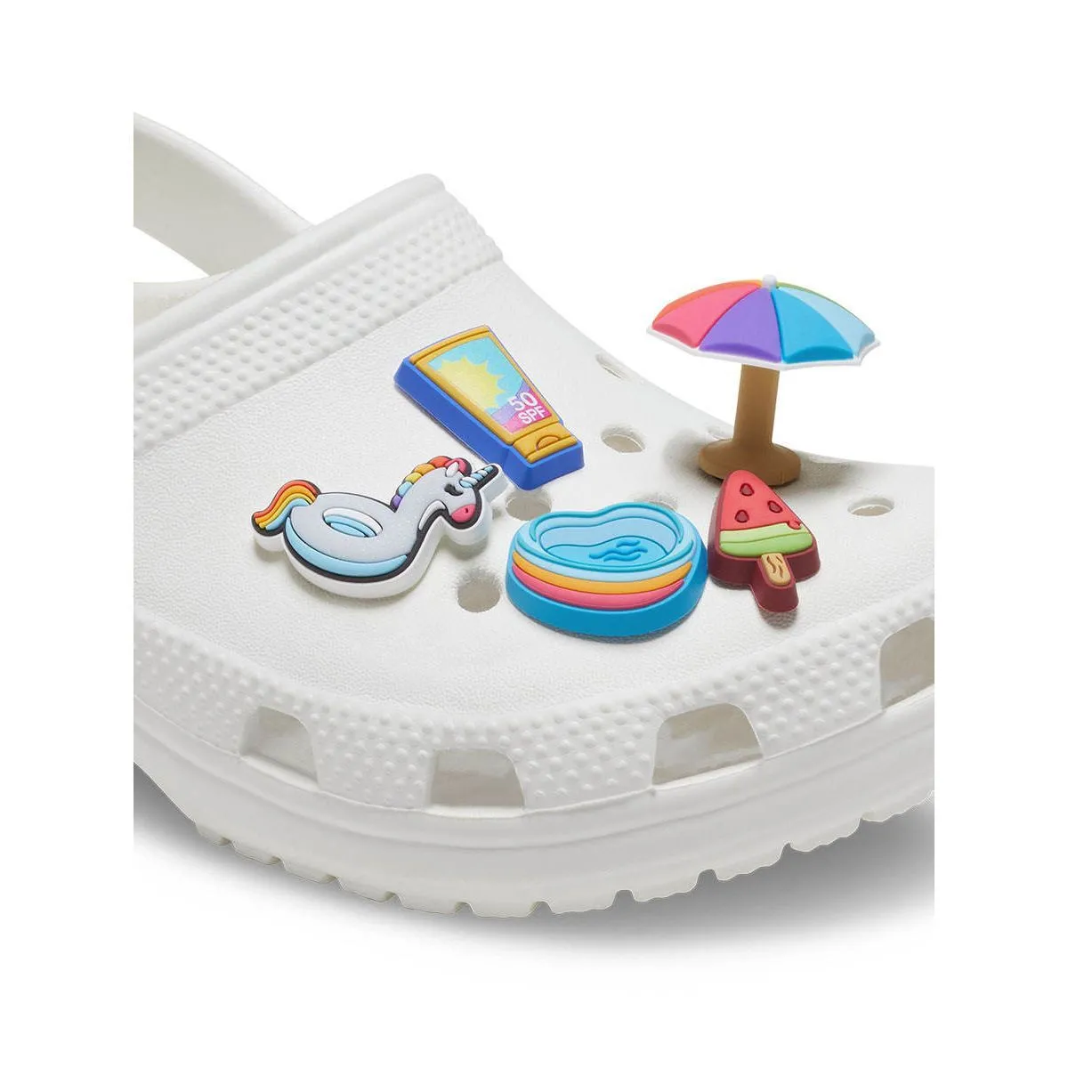 CROCS Jibbitz Shoes Charm Summer 4EVER 5-Pack Multi Color - CR024AC365DWTH