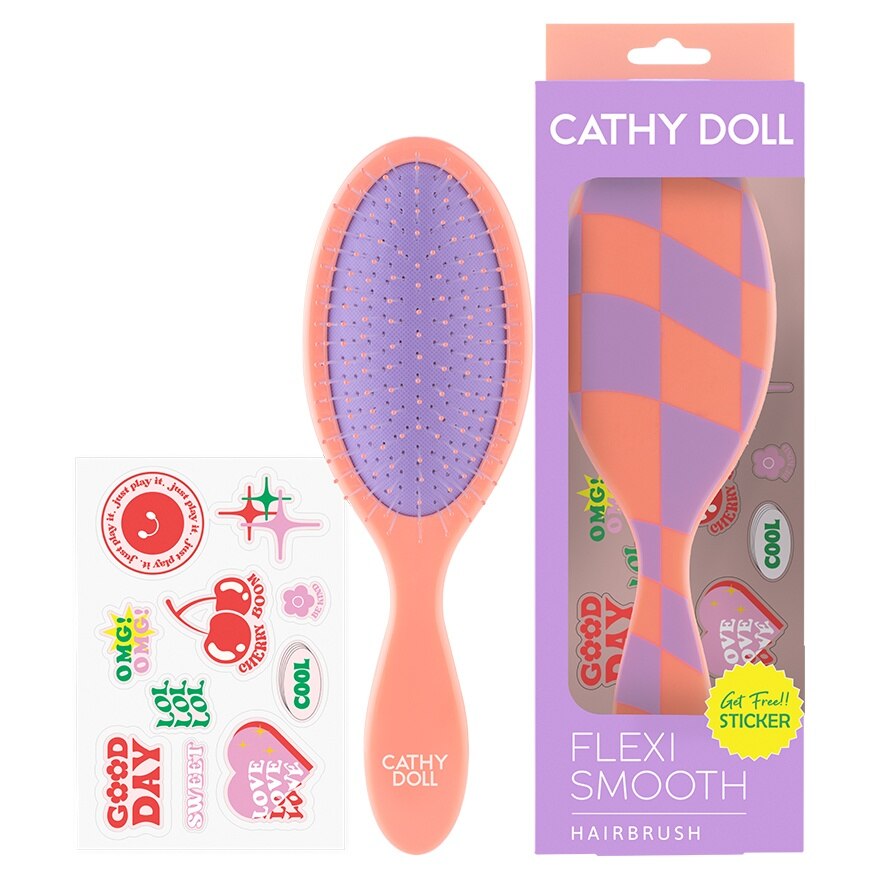Cathy Doll Flexi Smooth Hairbrush Boxy 1pcs. - Boxy
