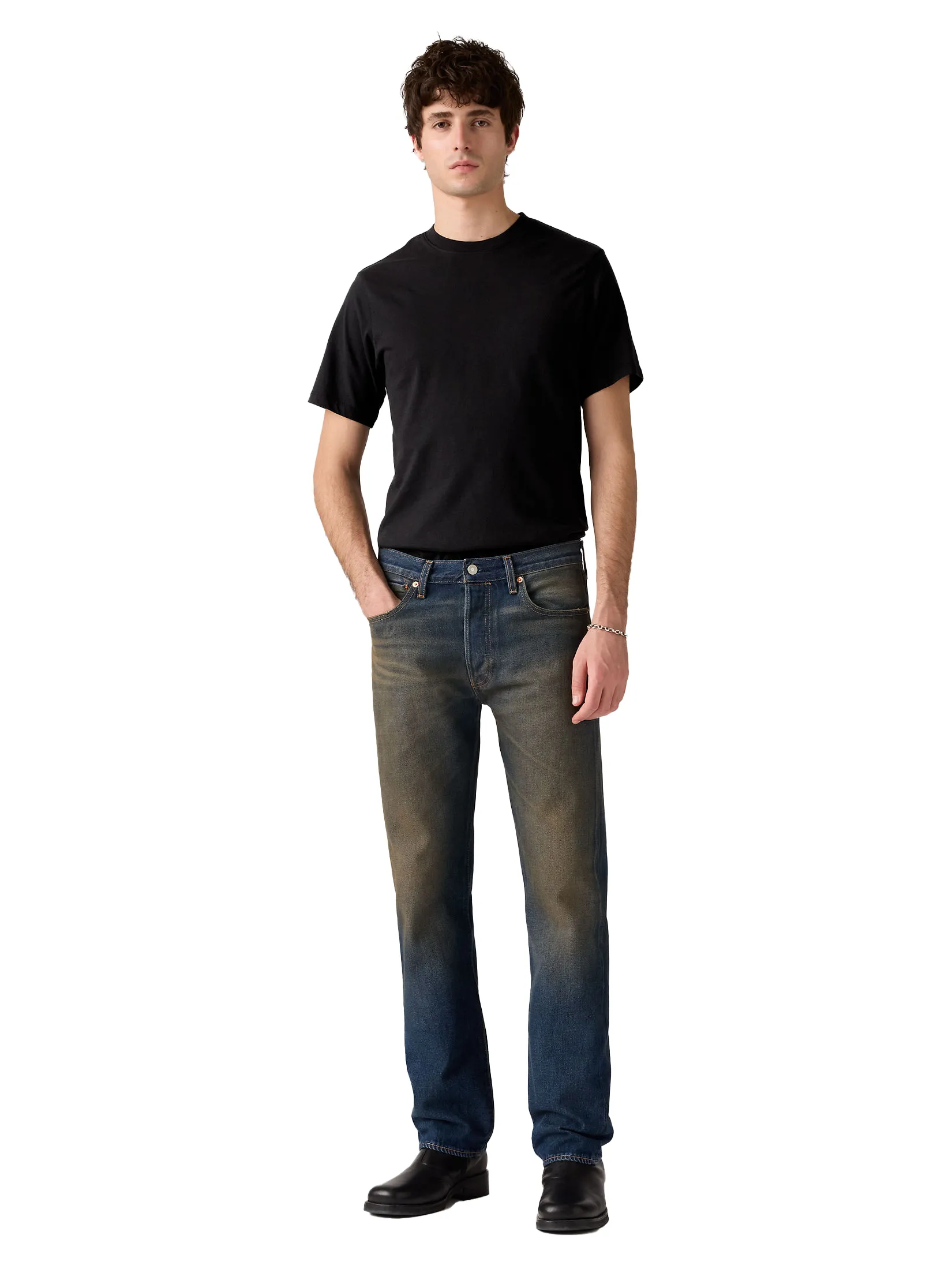 LEVI'S Men's 501 Original Jeans Dark Blue