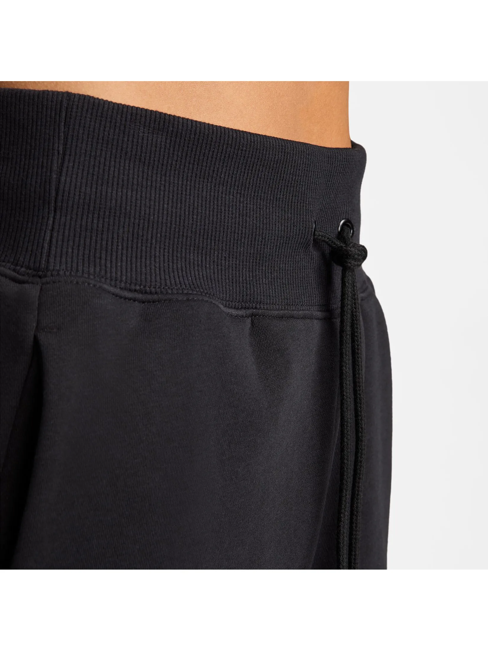 NIKE Women Sweatpants Sportswear Phoenix Fleece DQ5616-010 Black/Sail