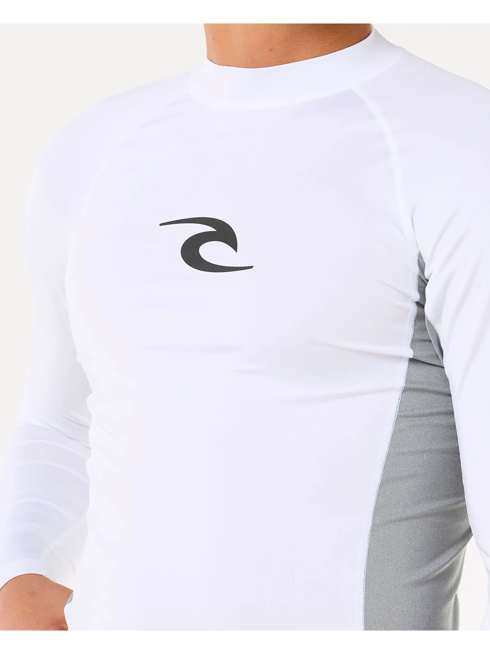 RIP CURL Men Wetsuit Long Sleeves Waves UPF Perf L/S White