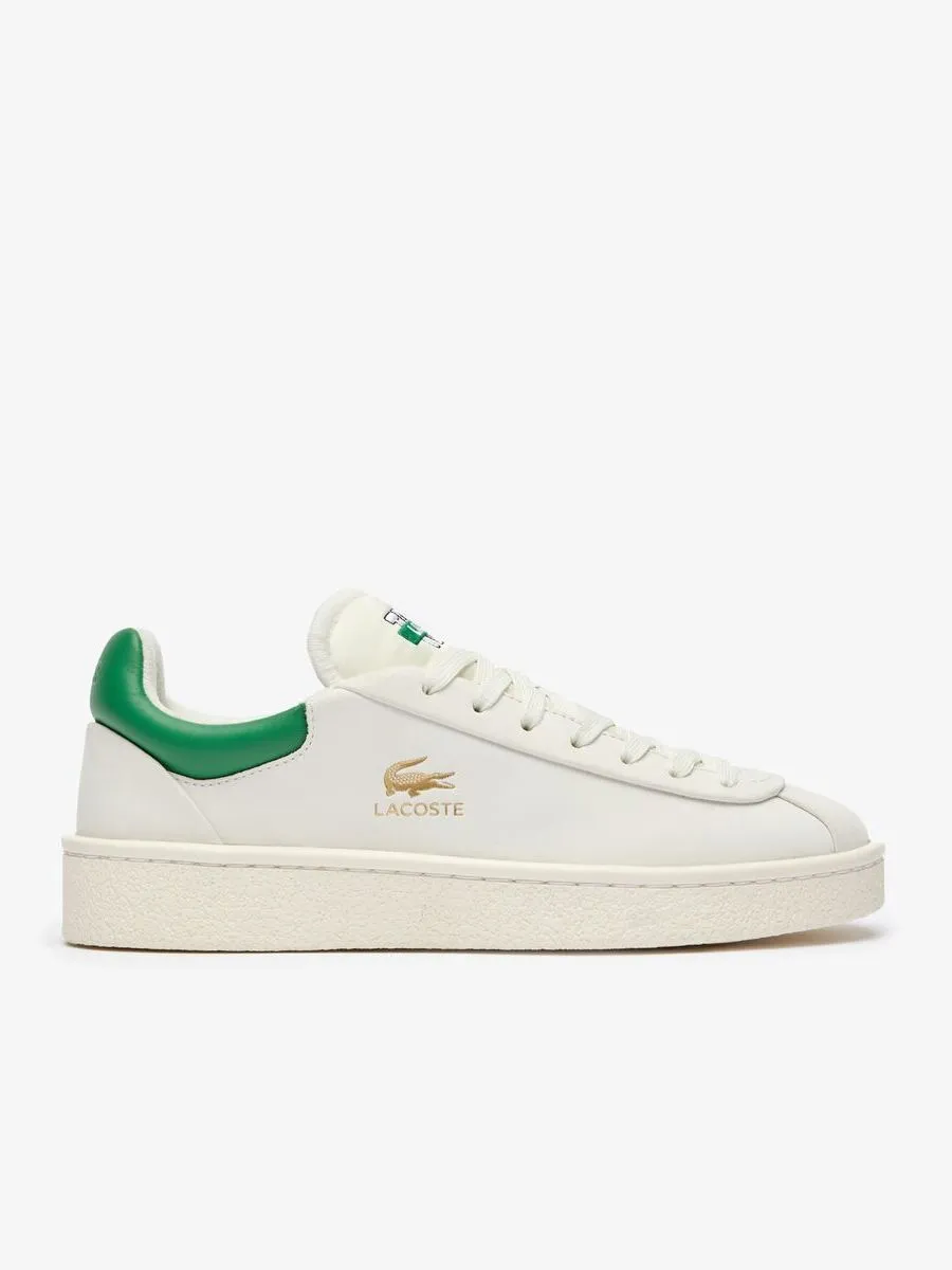 LACOSTE White Women’s Baseshot Premium Leather Trainers