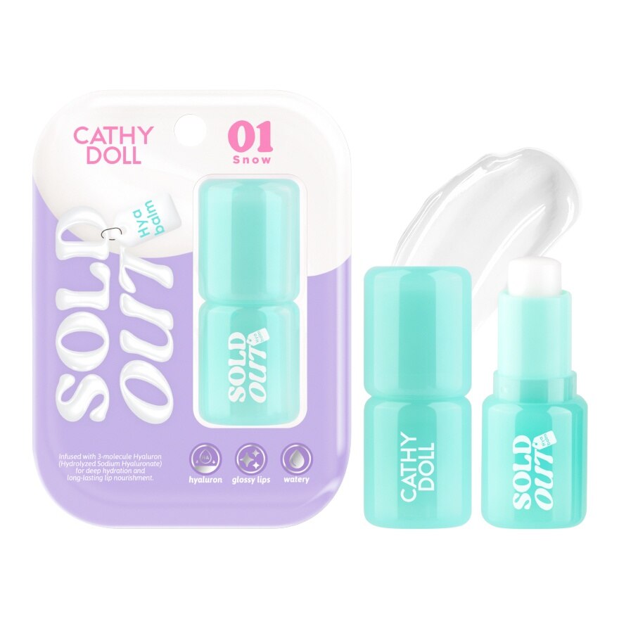 Cathy Doll Sold Out Hya Lip Balm 4g 01 - 02 Lilac
