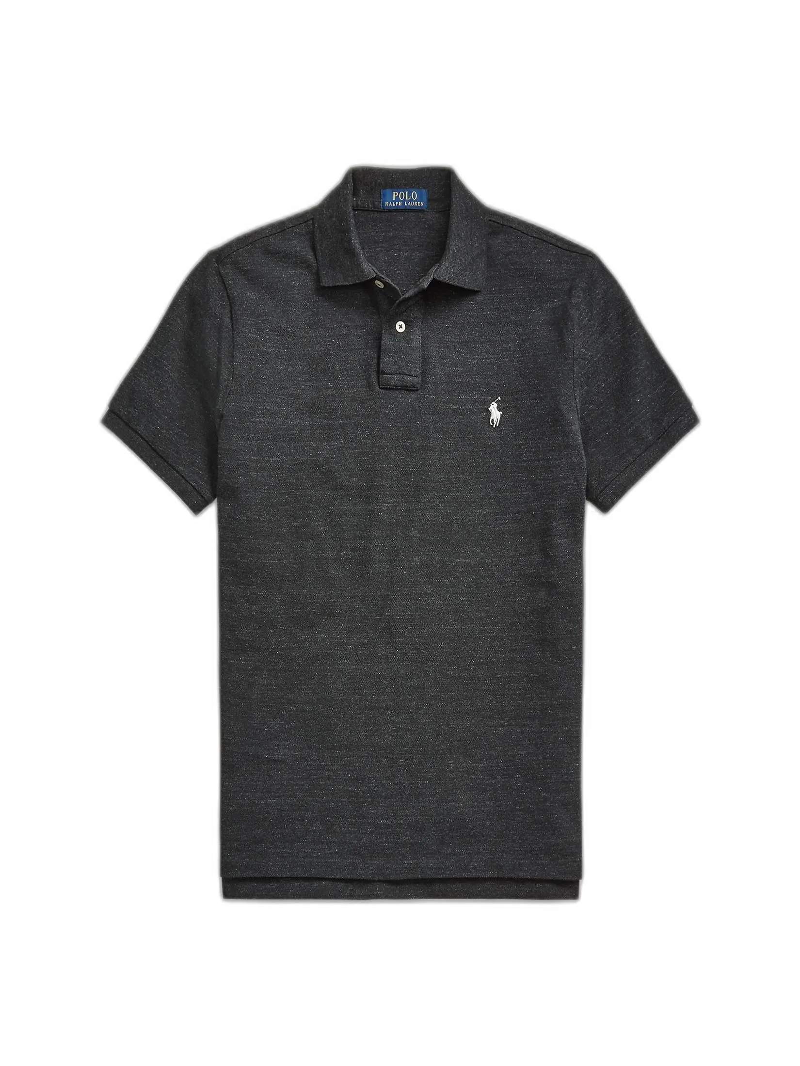 POLO RALPH LAUREN Custom Slim Fit Mesh Polo Shirt  MNPOKNI1N820137  001 BLACK